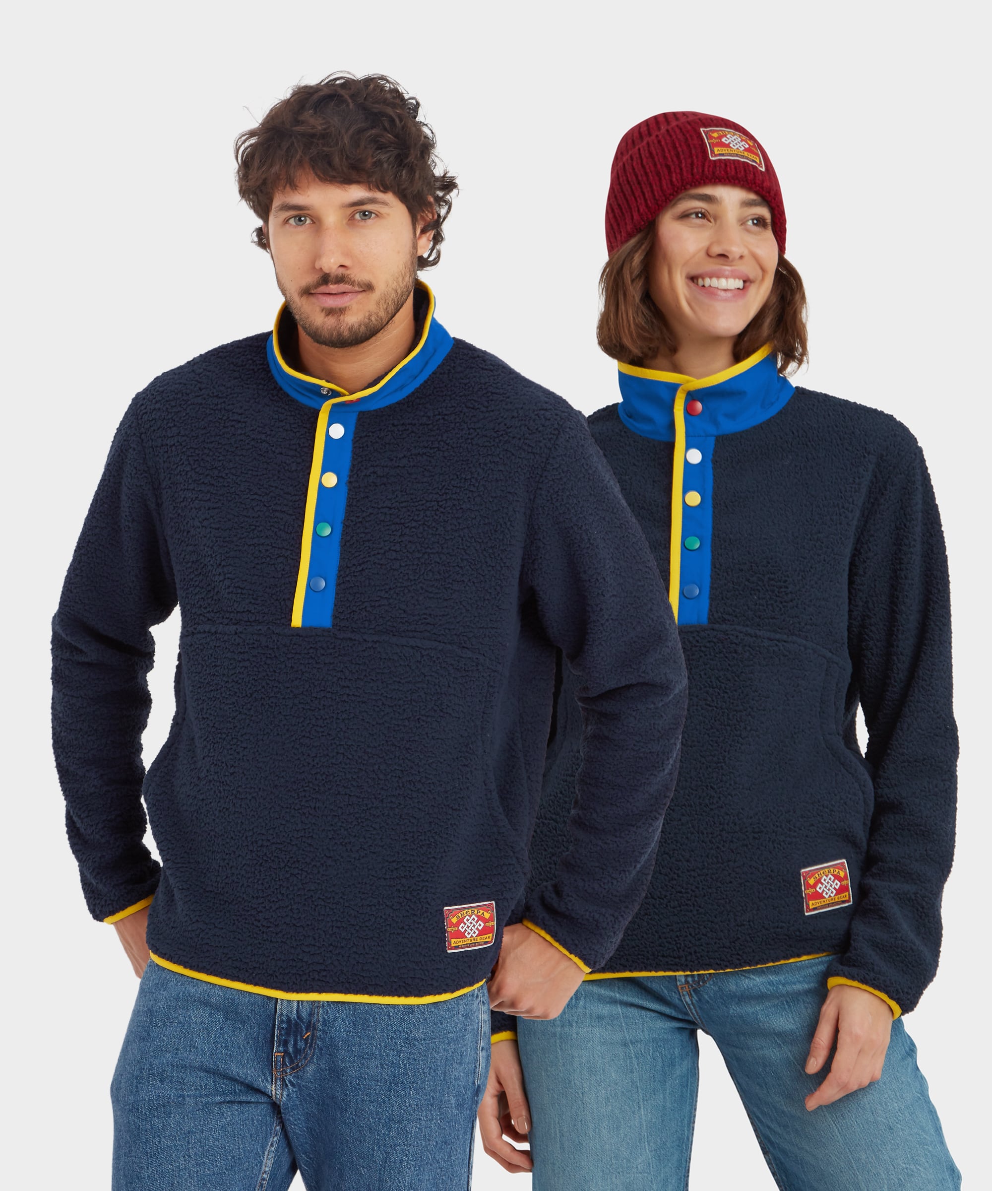 Tarcho Quarter Snap Pullover  - Rathee Blue