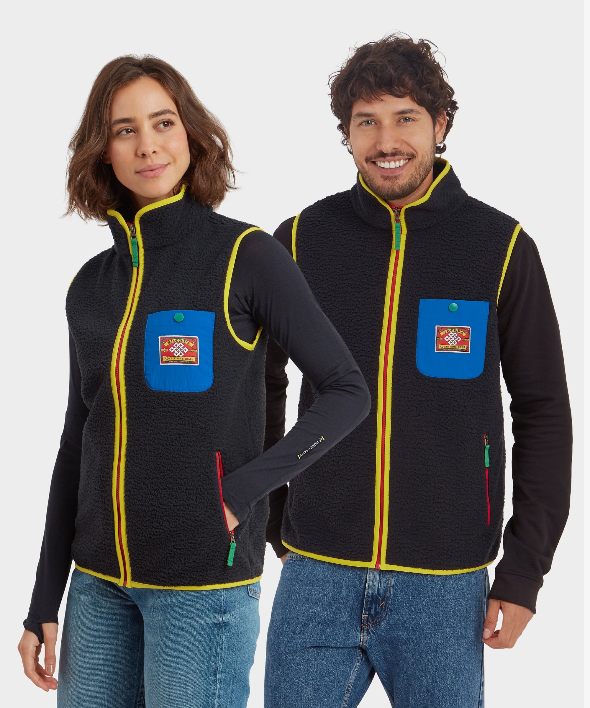 Tarcho Fleece Vest - Black