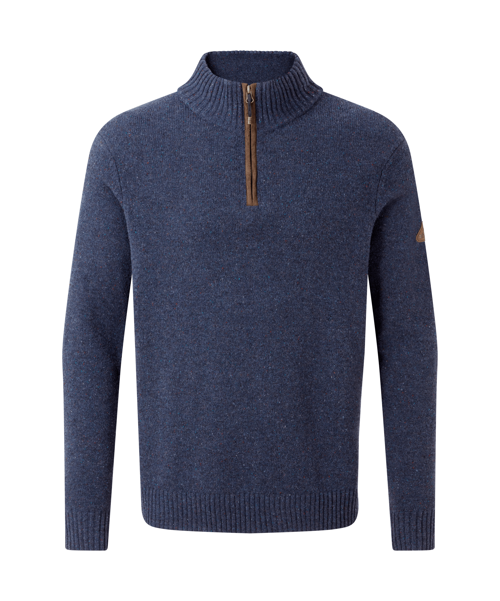 Kangtega Quarter Zip Sweater - Rathee Blue