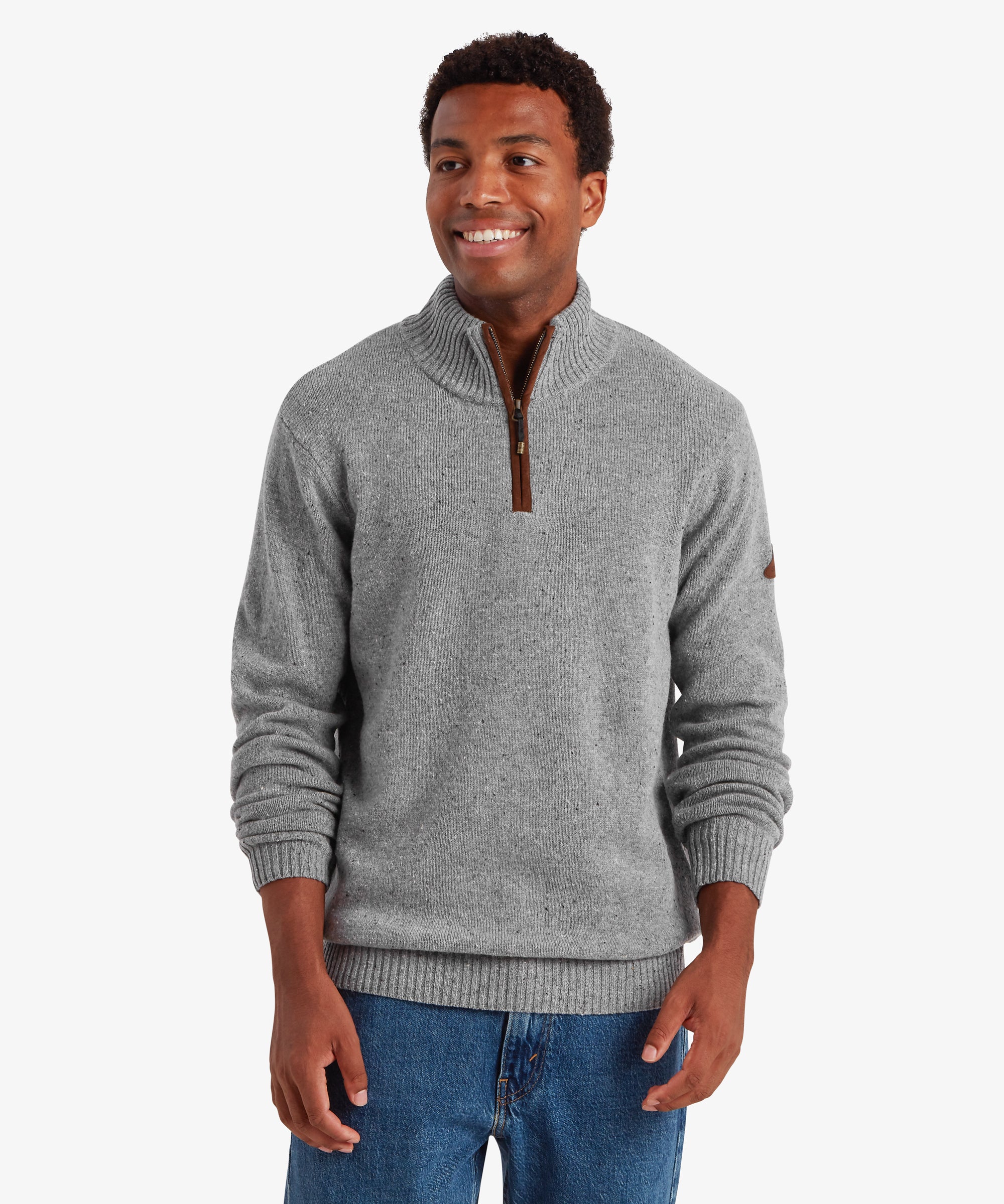 Kangtega Quarter Zip Sweater - Haze