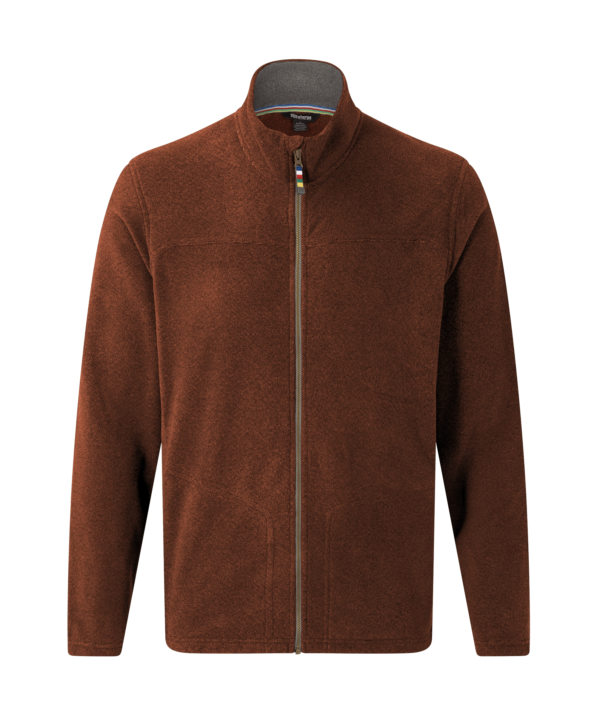 Rolpa Eco Fleece Jacket - Dark Rust