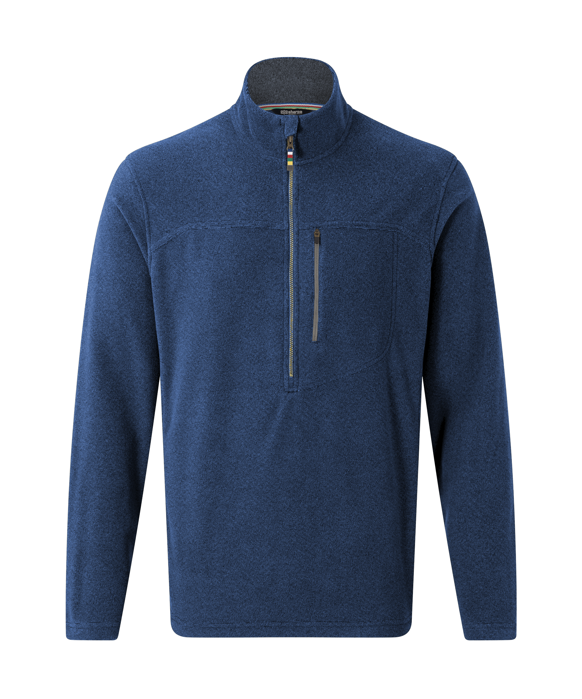 Rolpa Eco Quarter Zip Fleece - Rathee Blue