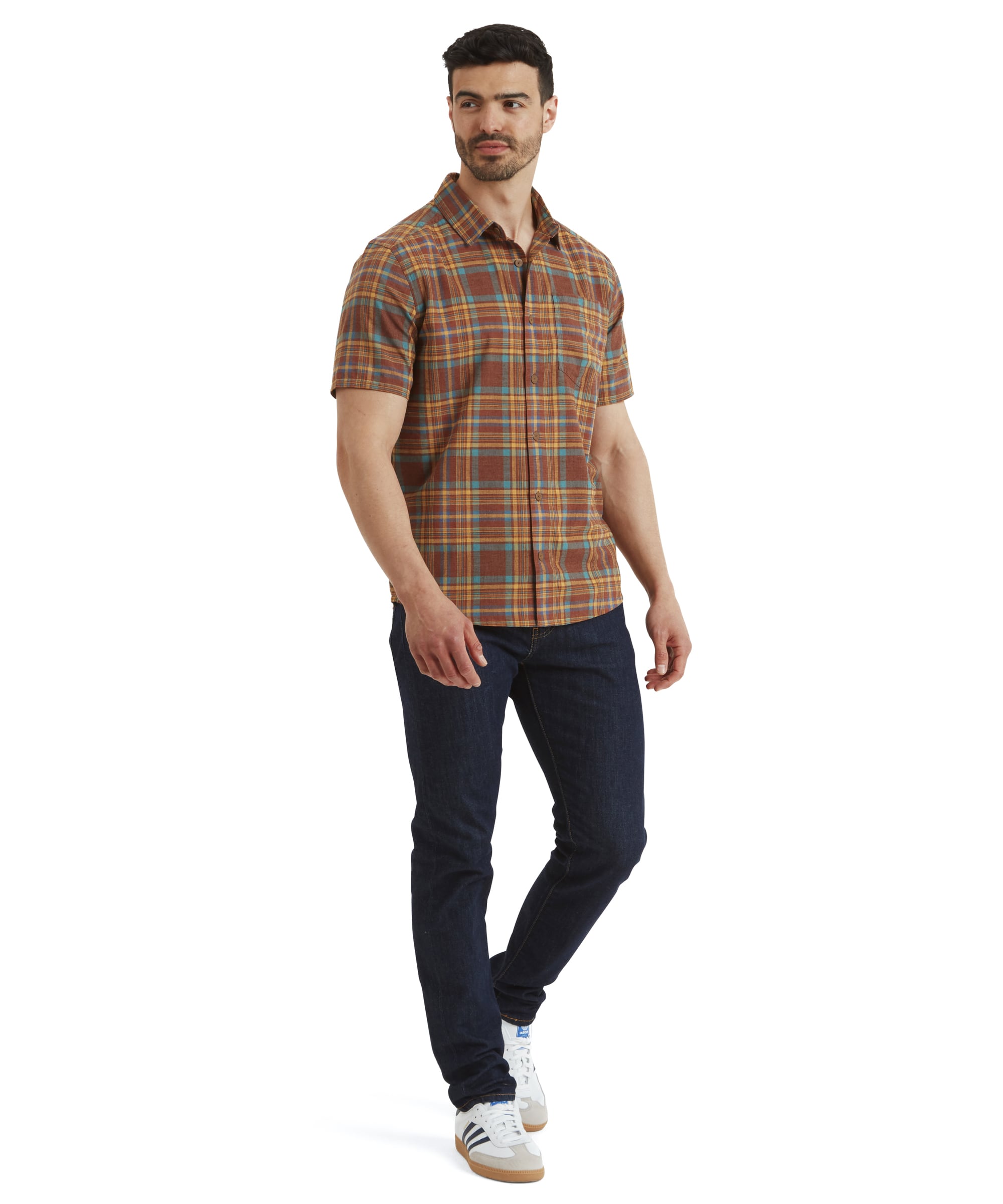 Rudra Kurzarmhemd - Cappuccino