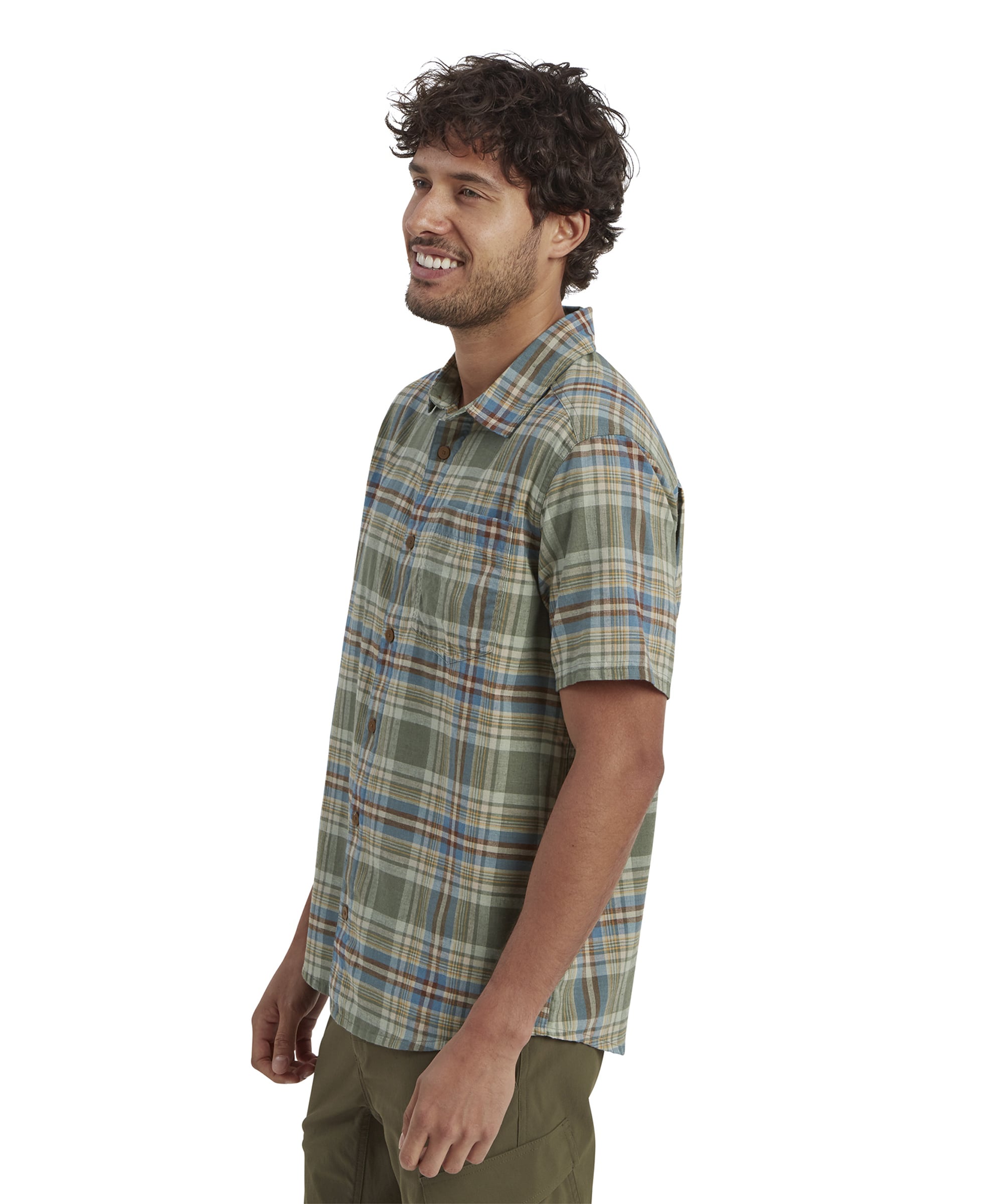 Rudra Kurzarmhemd - Dunkler Thymian