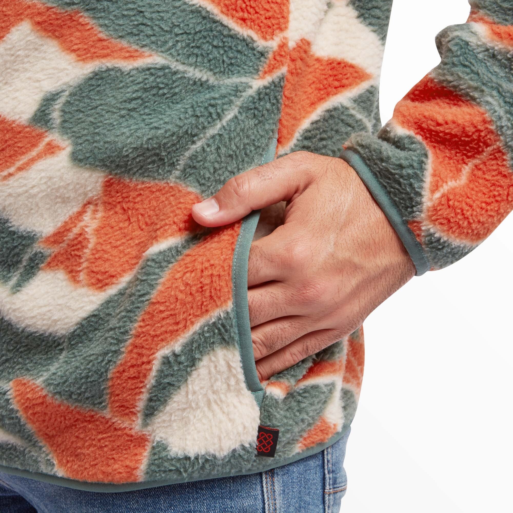Uddesya Sherpa Fleece Jacket - Dark Thyme Himalaya