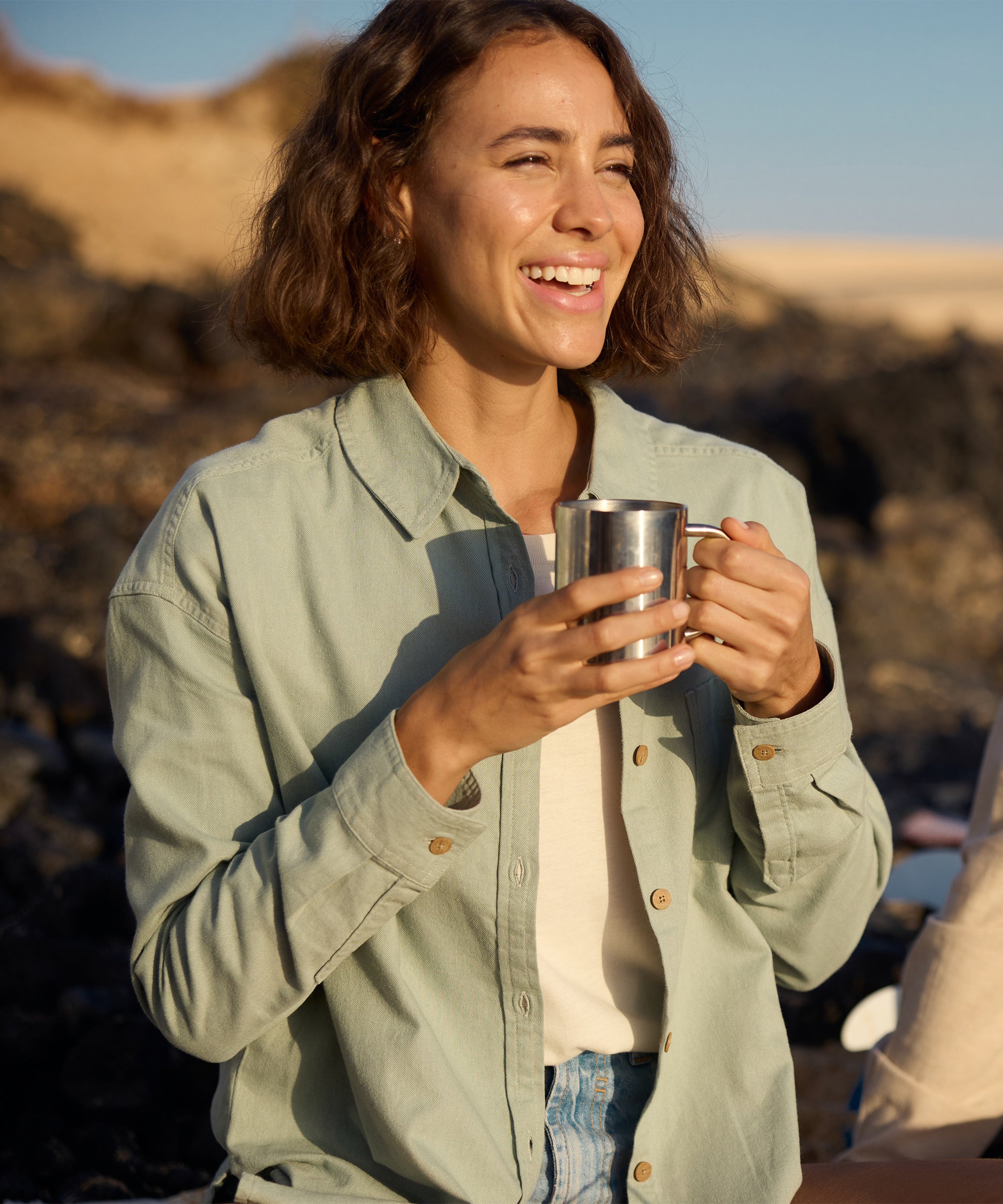 Palmo Long Sleeve Shirt - Celery