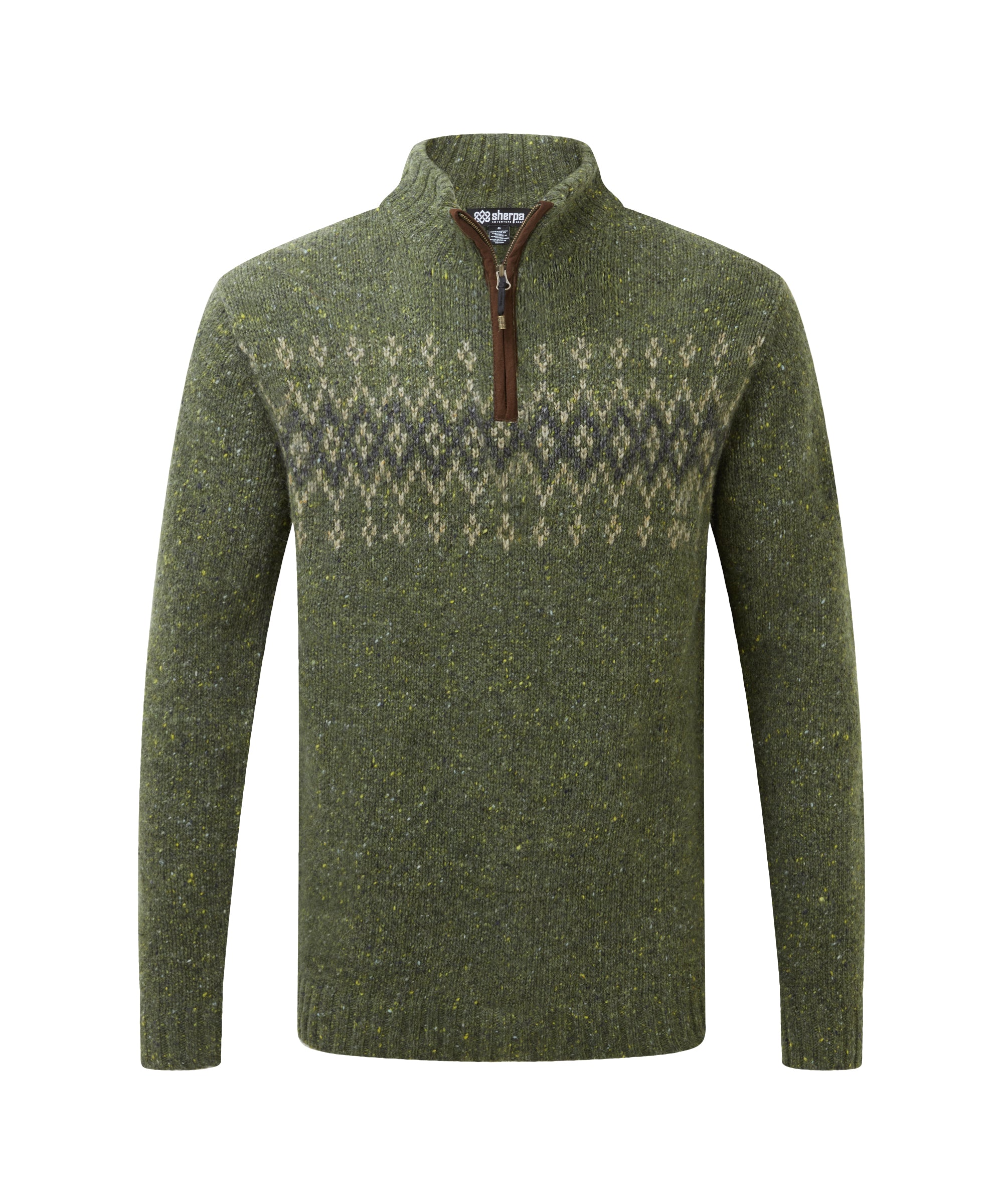 Men's Dumji Quarter Zip Green | Sherpa Adventure Gear