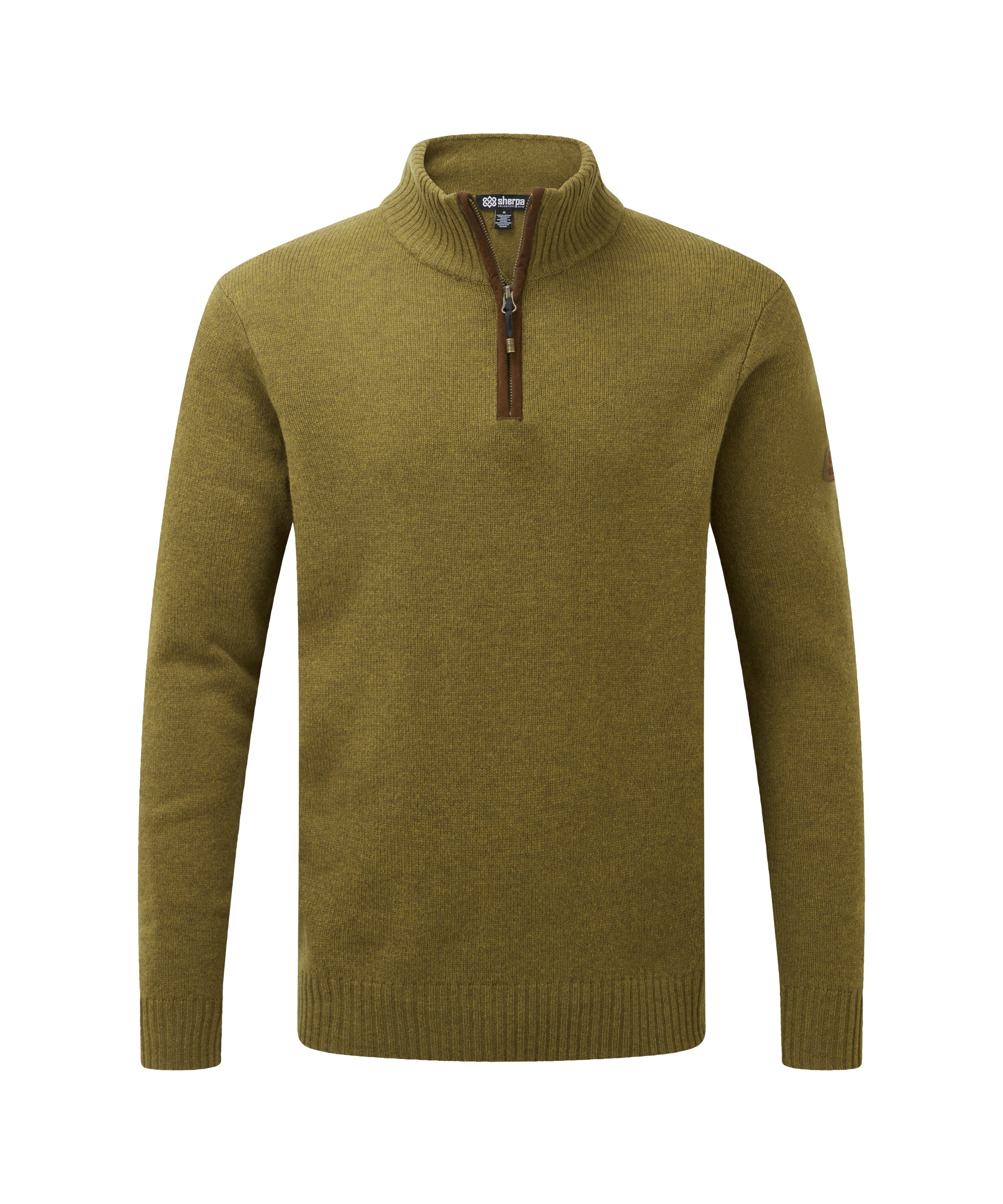 Kangtega Quarter Zip Sweater - Moss