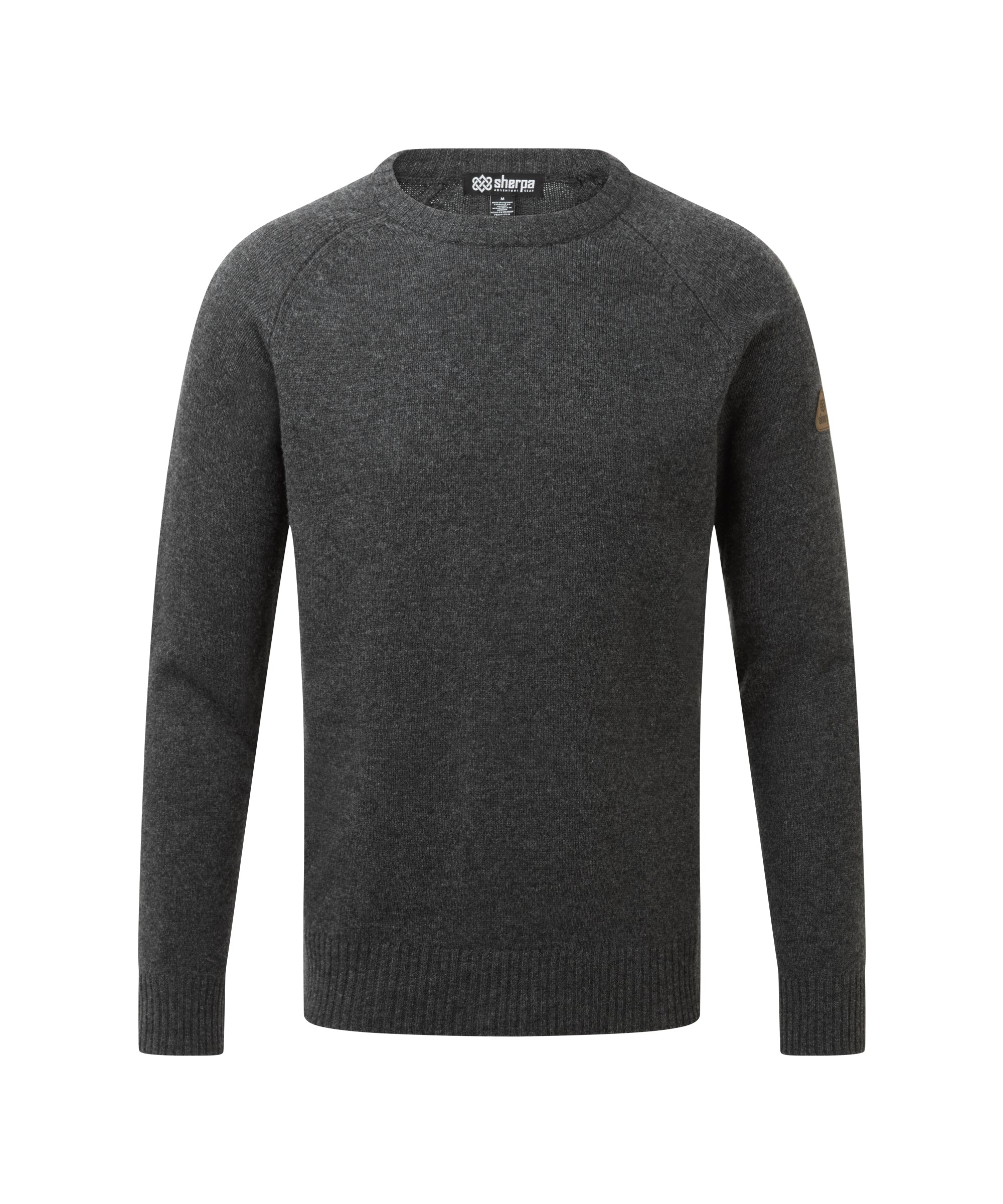 Men's Kangtega Crew Jumper Grey | Sherpa Adventure Gear