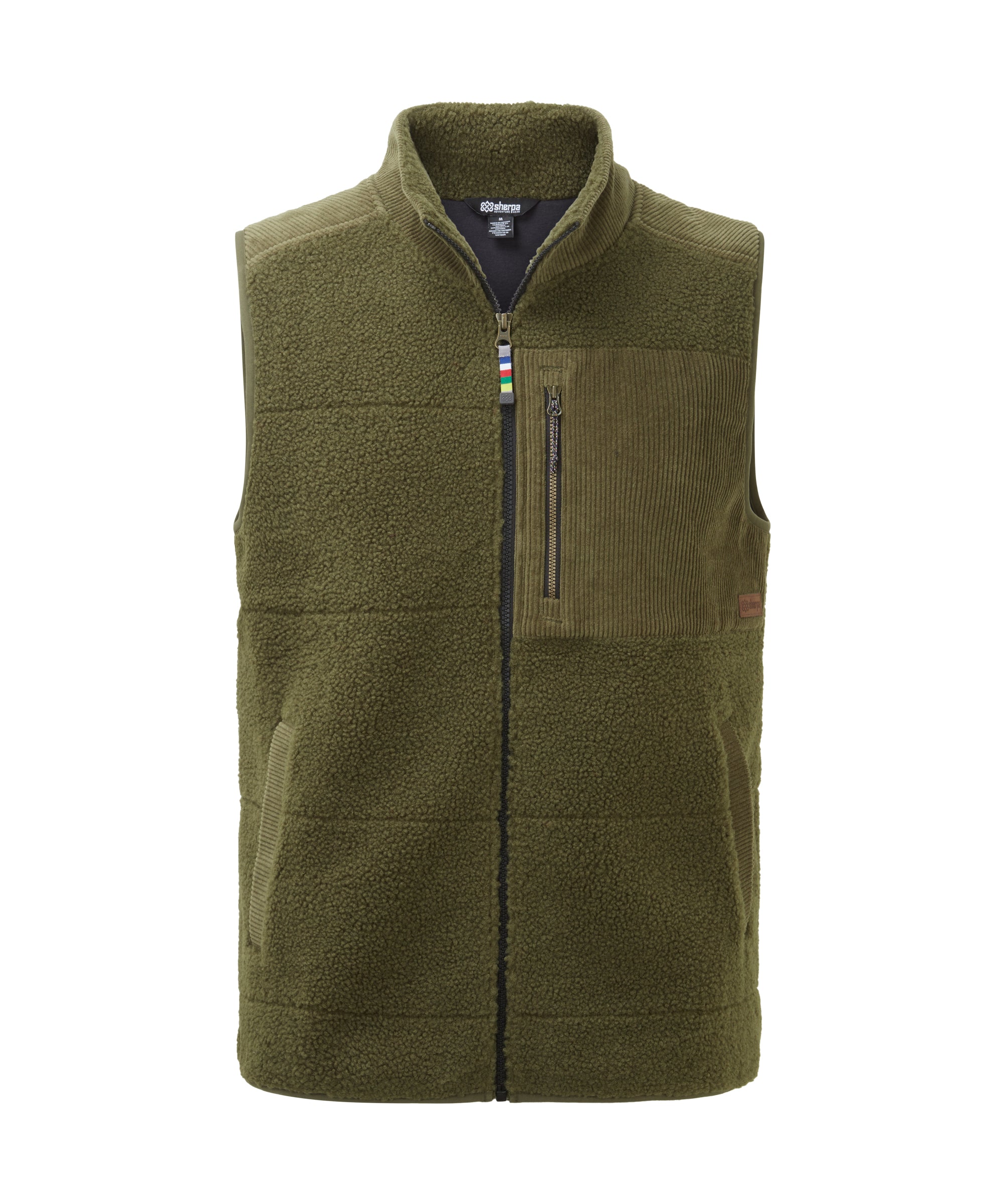 Men's Rangeli Fleece Vest Green | Sherpa Adventure Gear