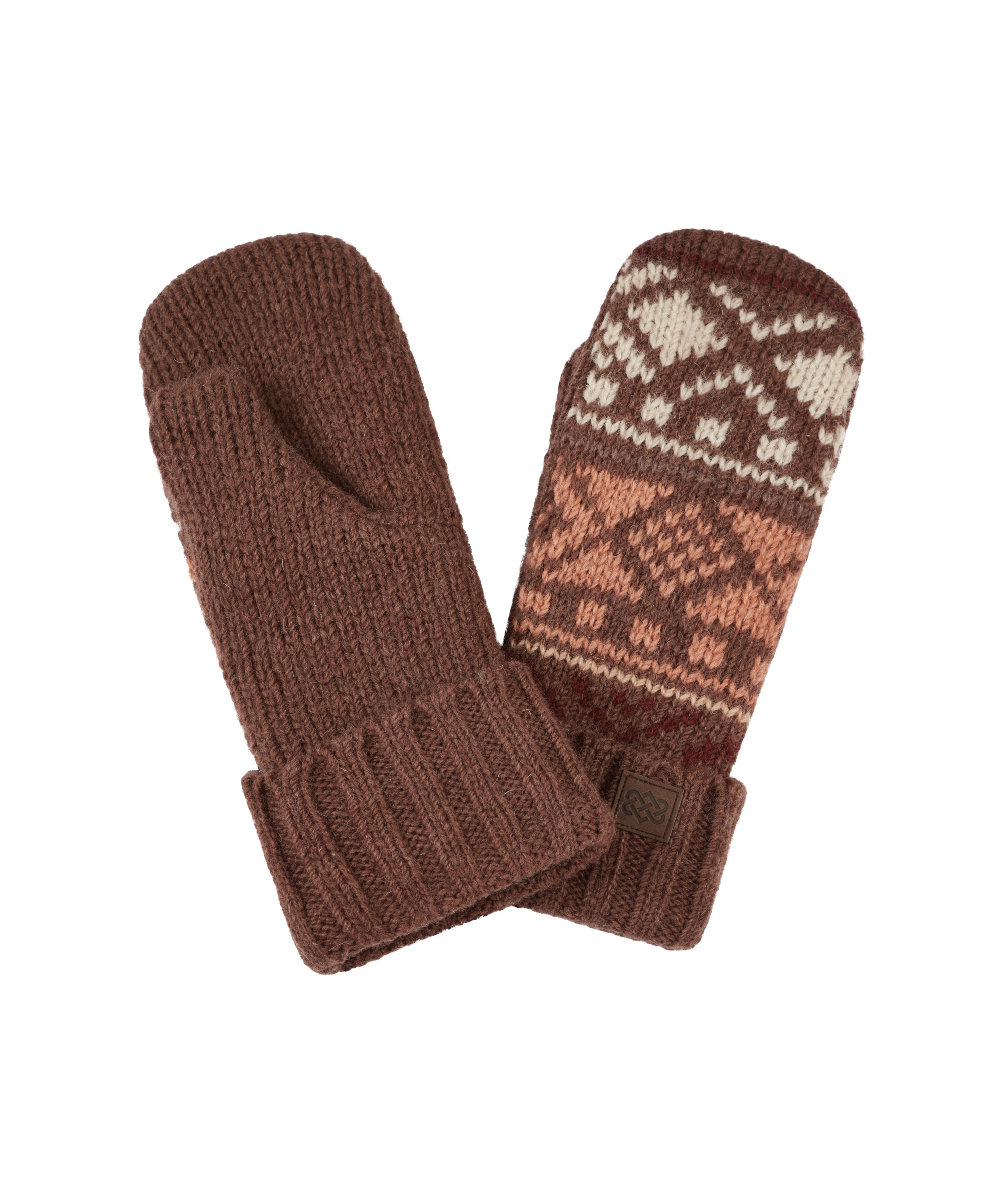 Unisex Hanssi Knit Mitten Brown | Sherpa Adventure Gear