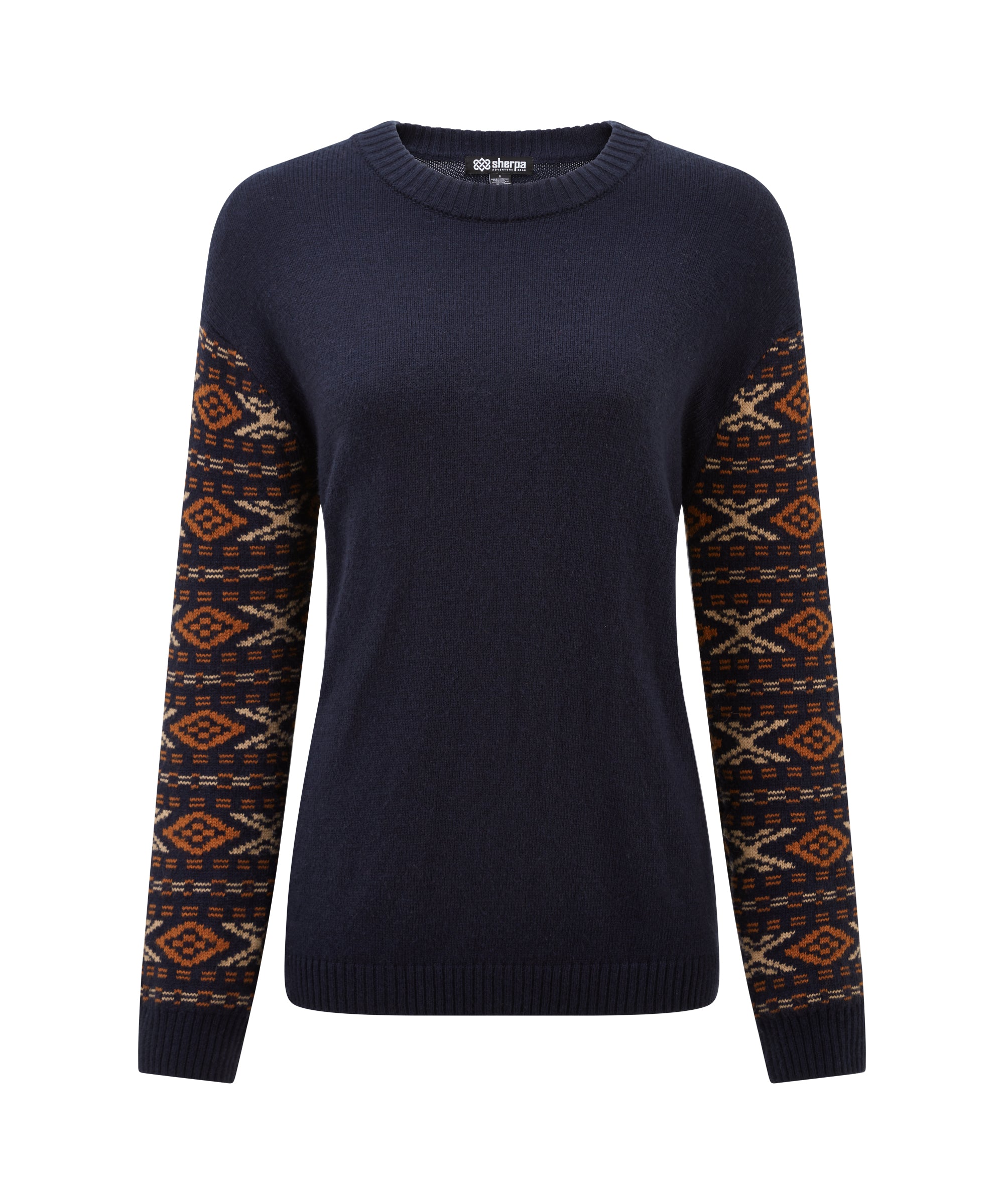 Dorje Crew Neck Sweater - Rathee Blue