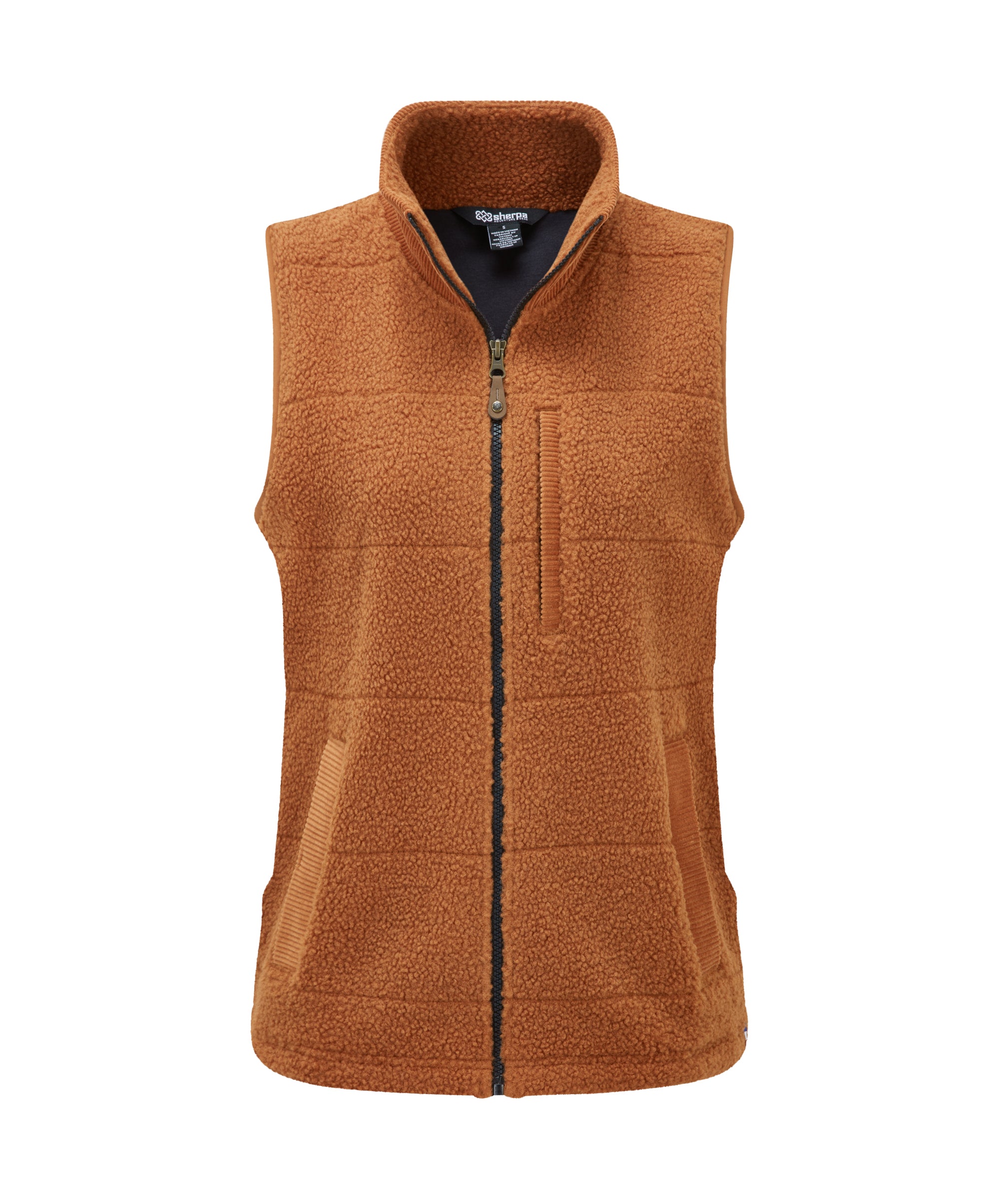 Rangeli Fleece Vest - Mocha