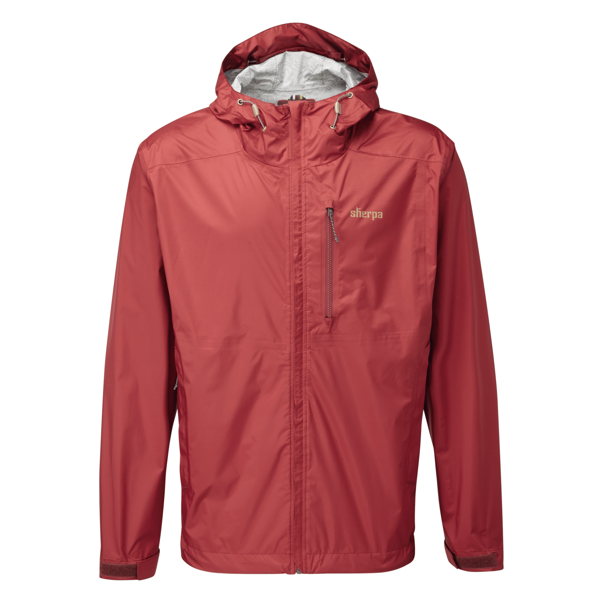 Mens Kunde Jacket Red Sherpa Adventure Gear - Main Image