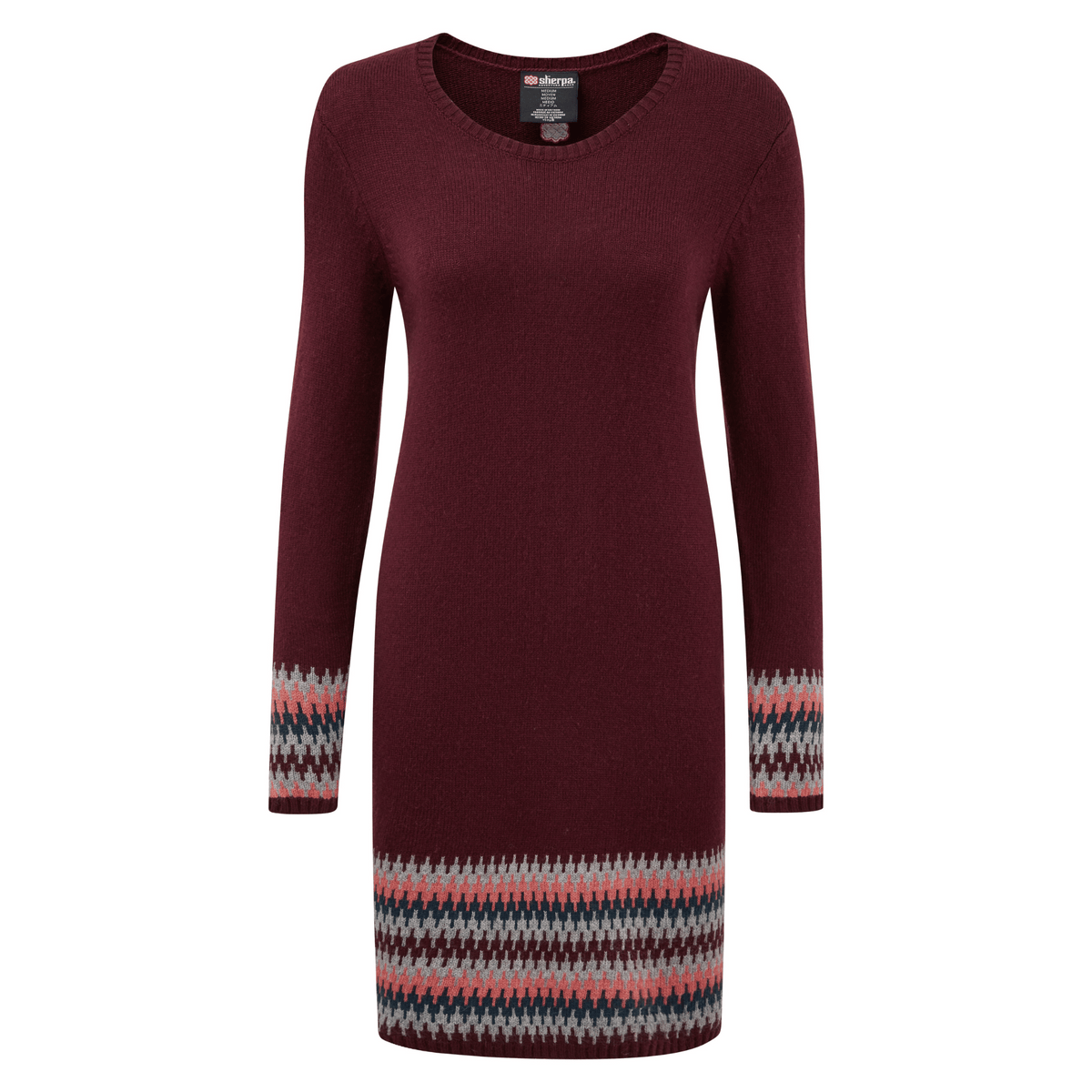Sherpa Adventure Gear Maya Jacquard Dress in Red