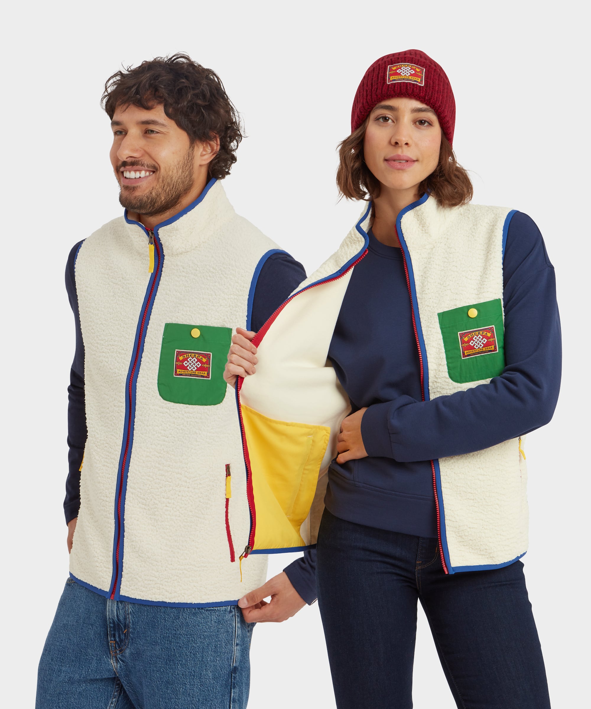 Unisex Tarcho Vest Cream | Sherpa Adventure Gear