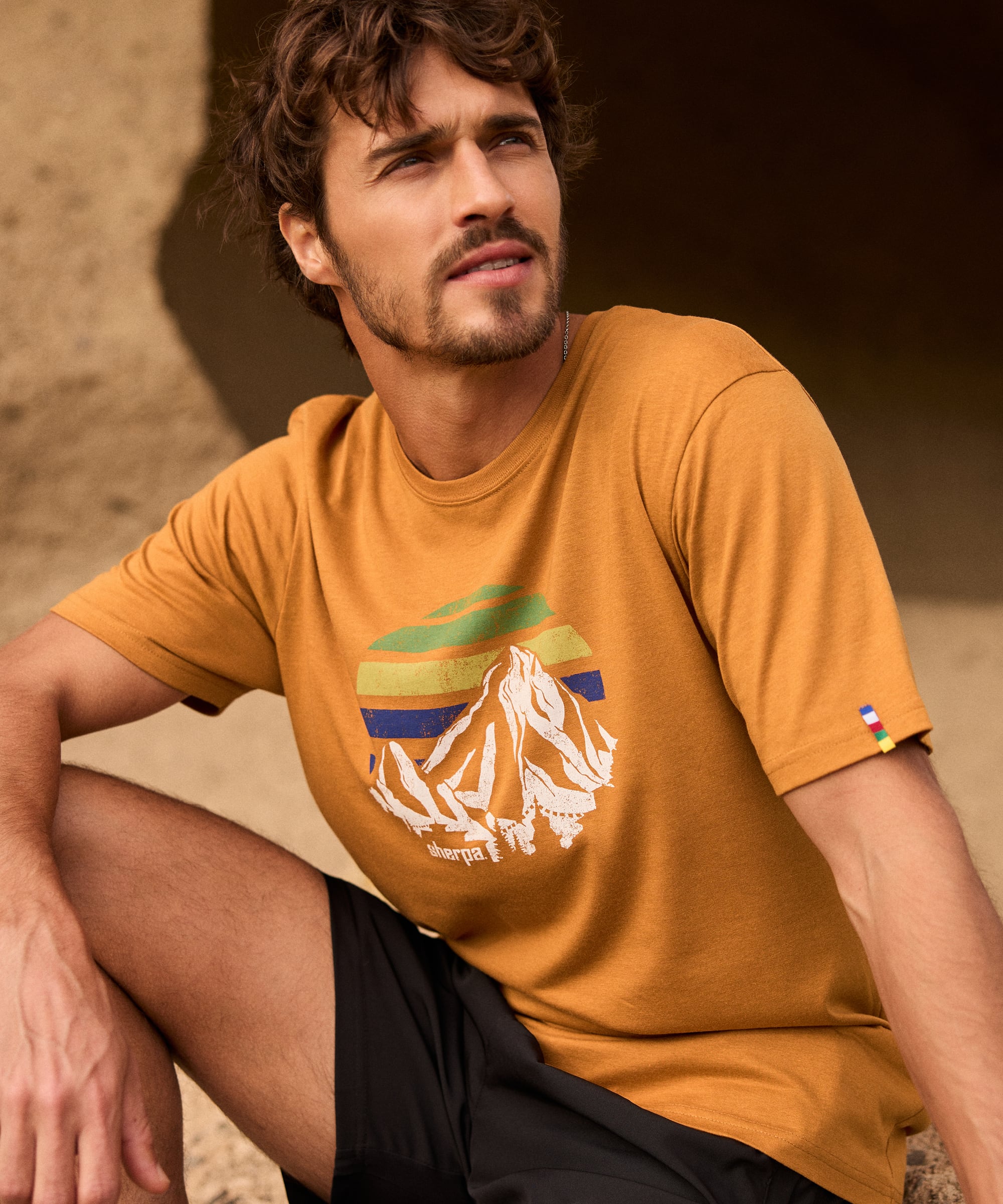 Bali Retro Sunset T-Shirt - Masala