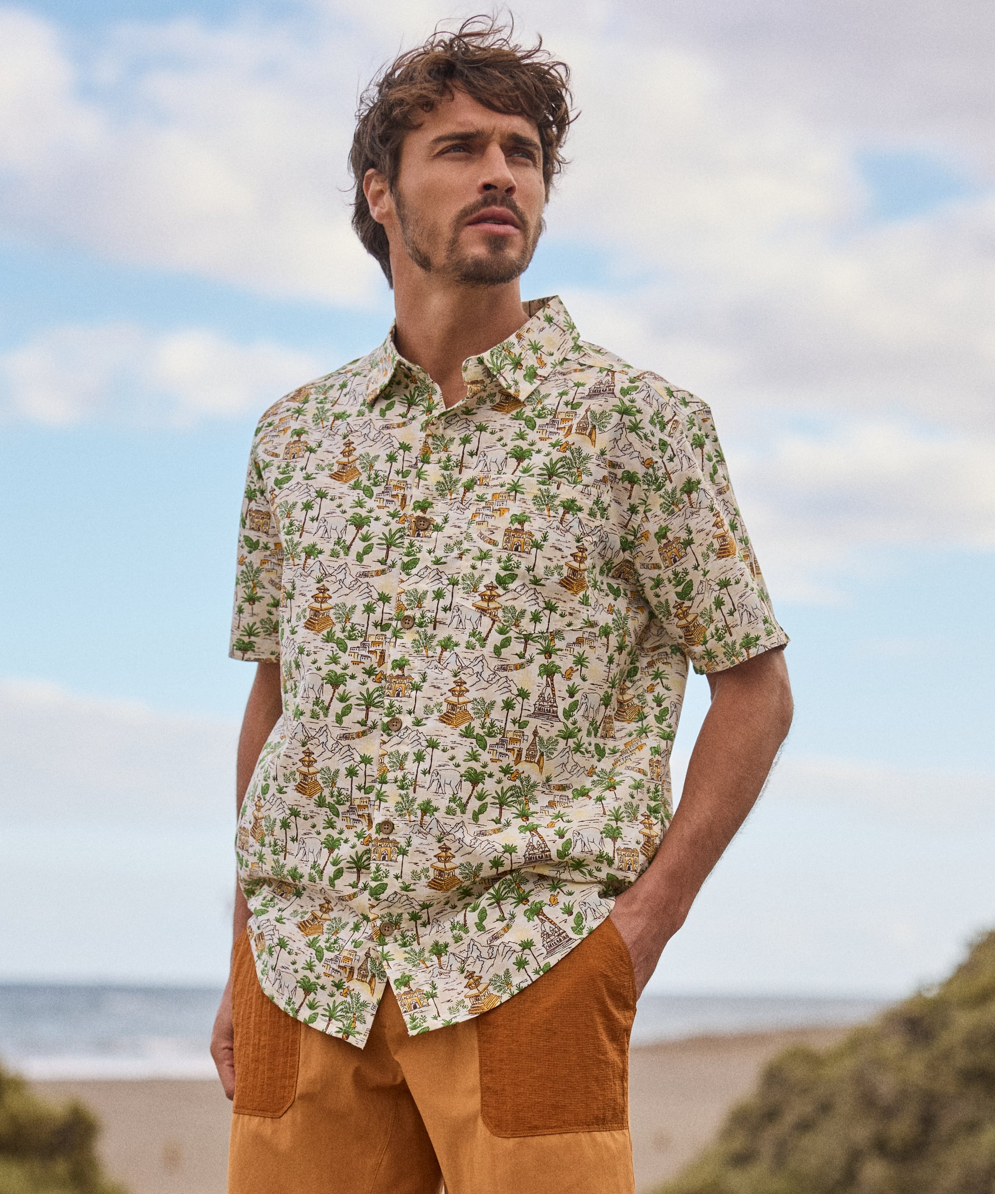 Men's Ravi Short Shirt Multi | Sherpa Adventure Gear