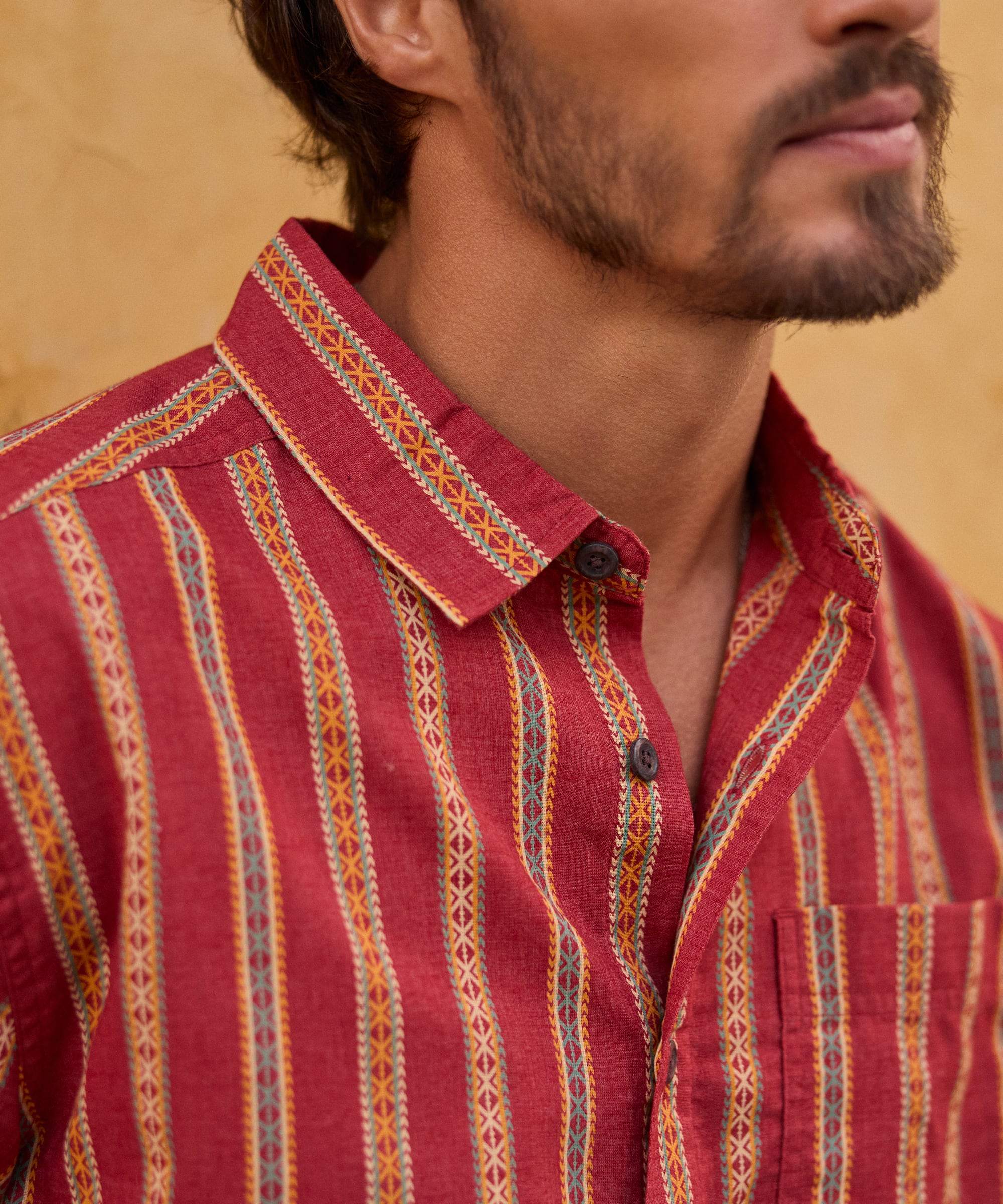 Rupa Short Sleeve Shirt - Rust