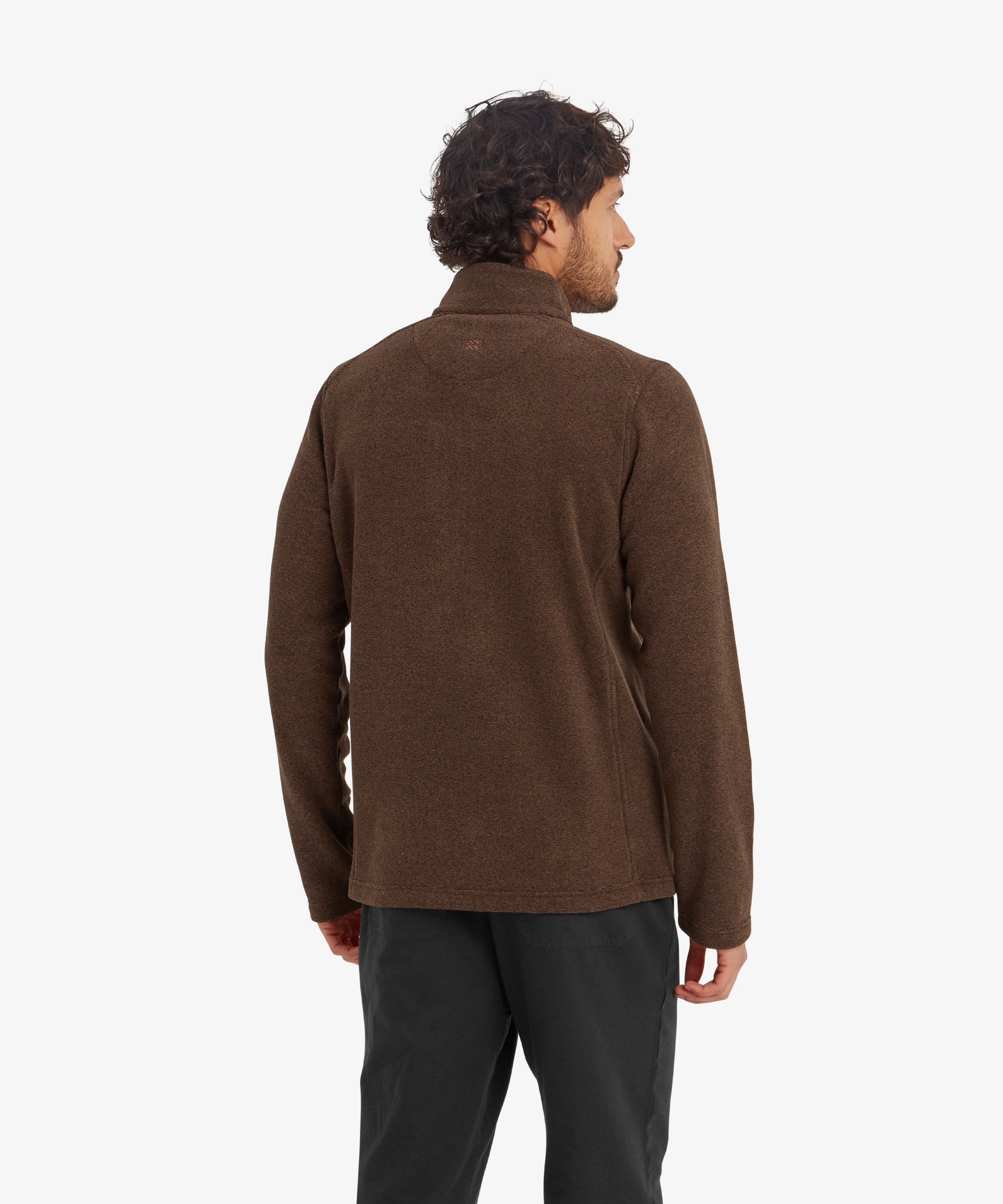 Men's Rolpa Quarter Zip Brown | Sherpa Adventure Gear