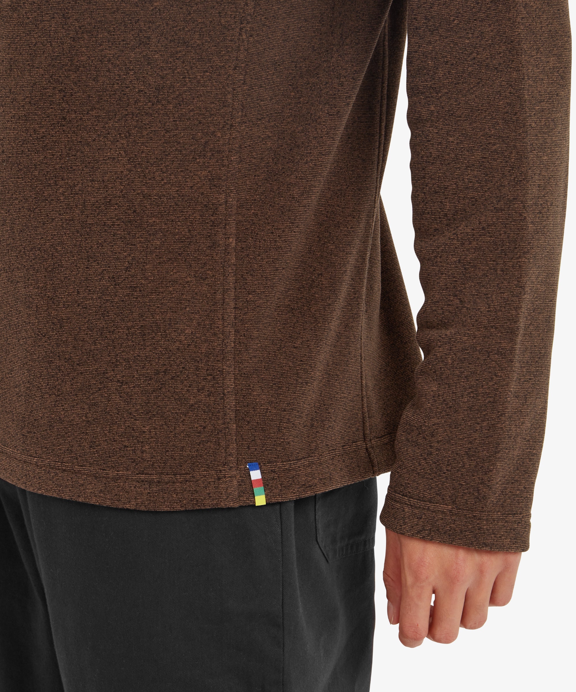 Rolpa Eco Quarter Zip Fleece - Cappuccino