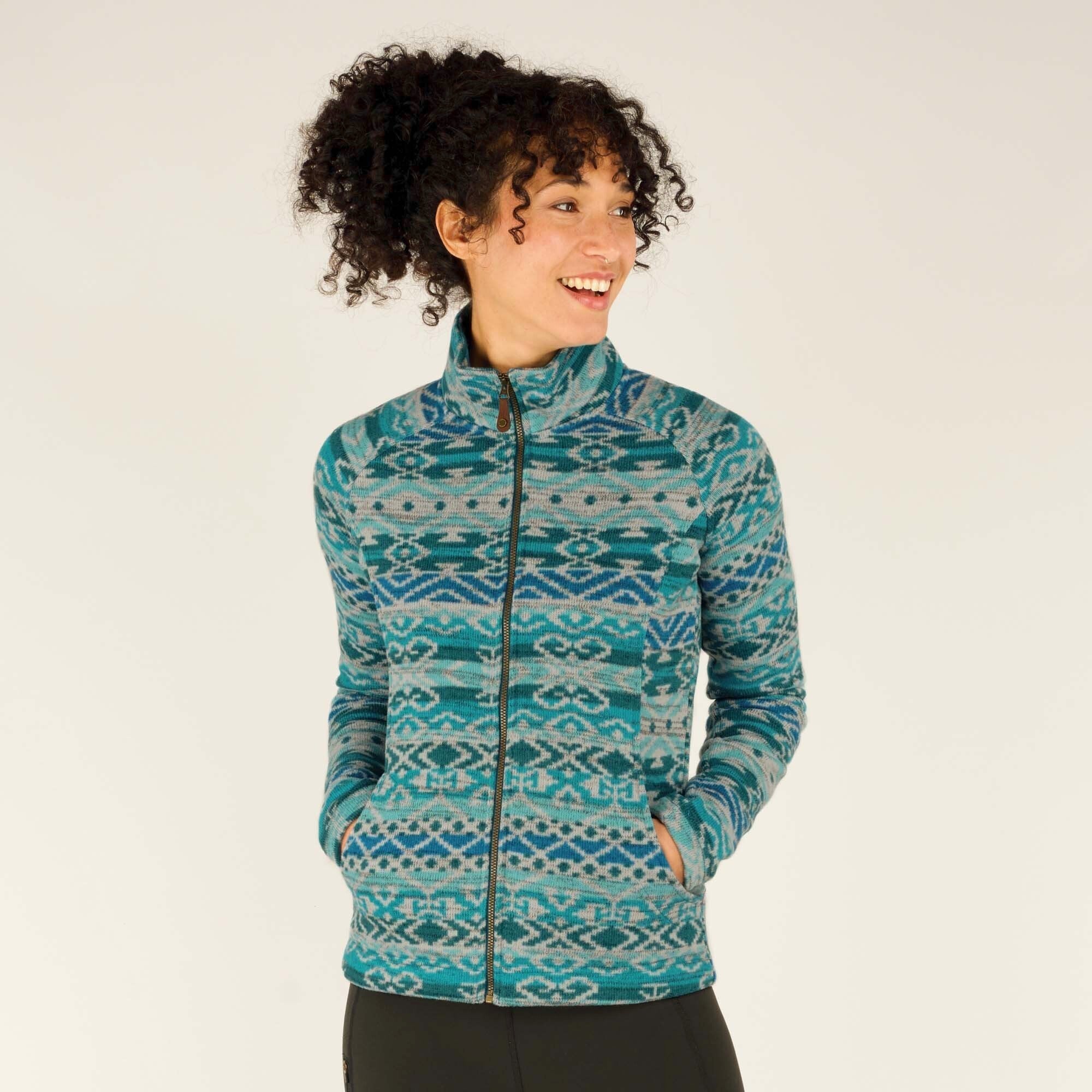 Womens Bhutan Full Zip Jacket | Sherpa Adventure Gear
