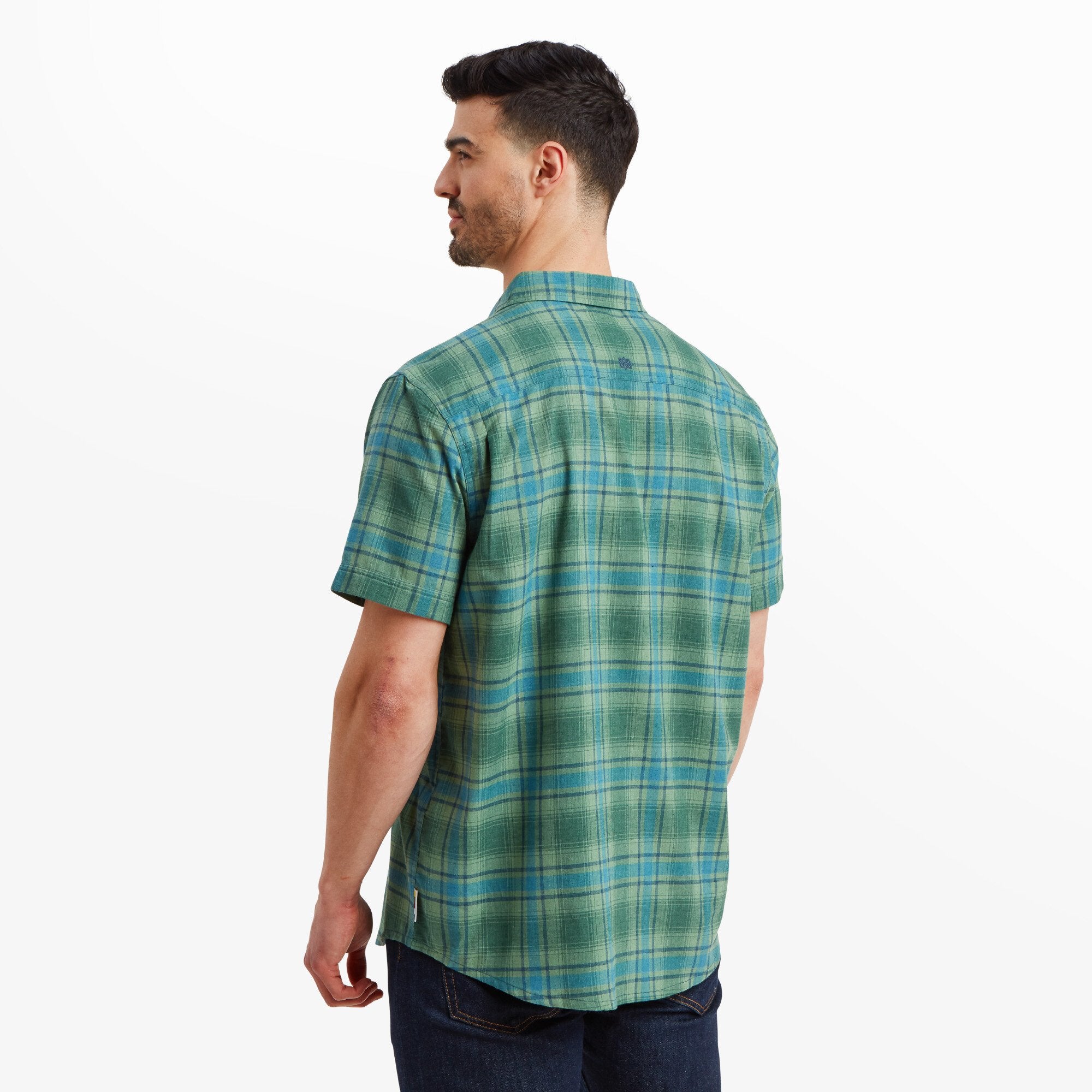 Mens Faneel Plaid Shirt Green | Sherpa Adventure Gear