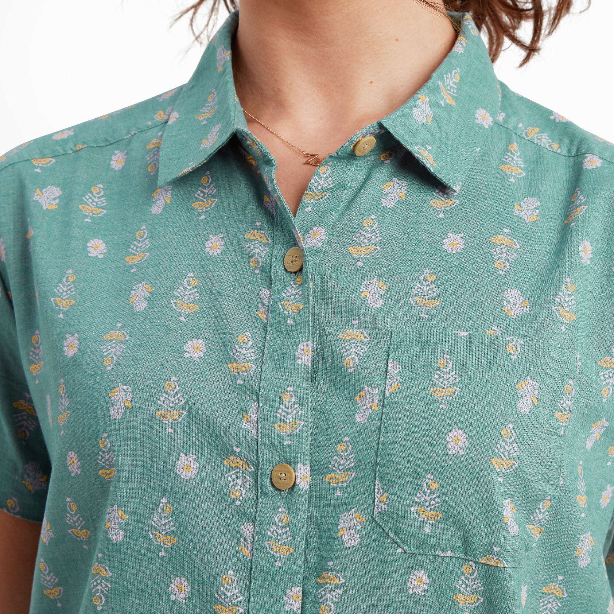 Womens Jaya Camp Shirt Blue | Sherpa Adventure Gear