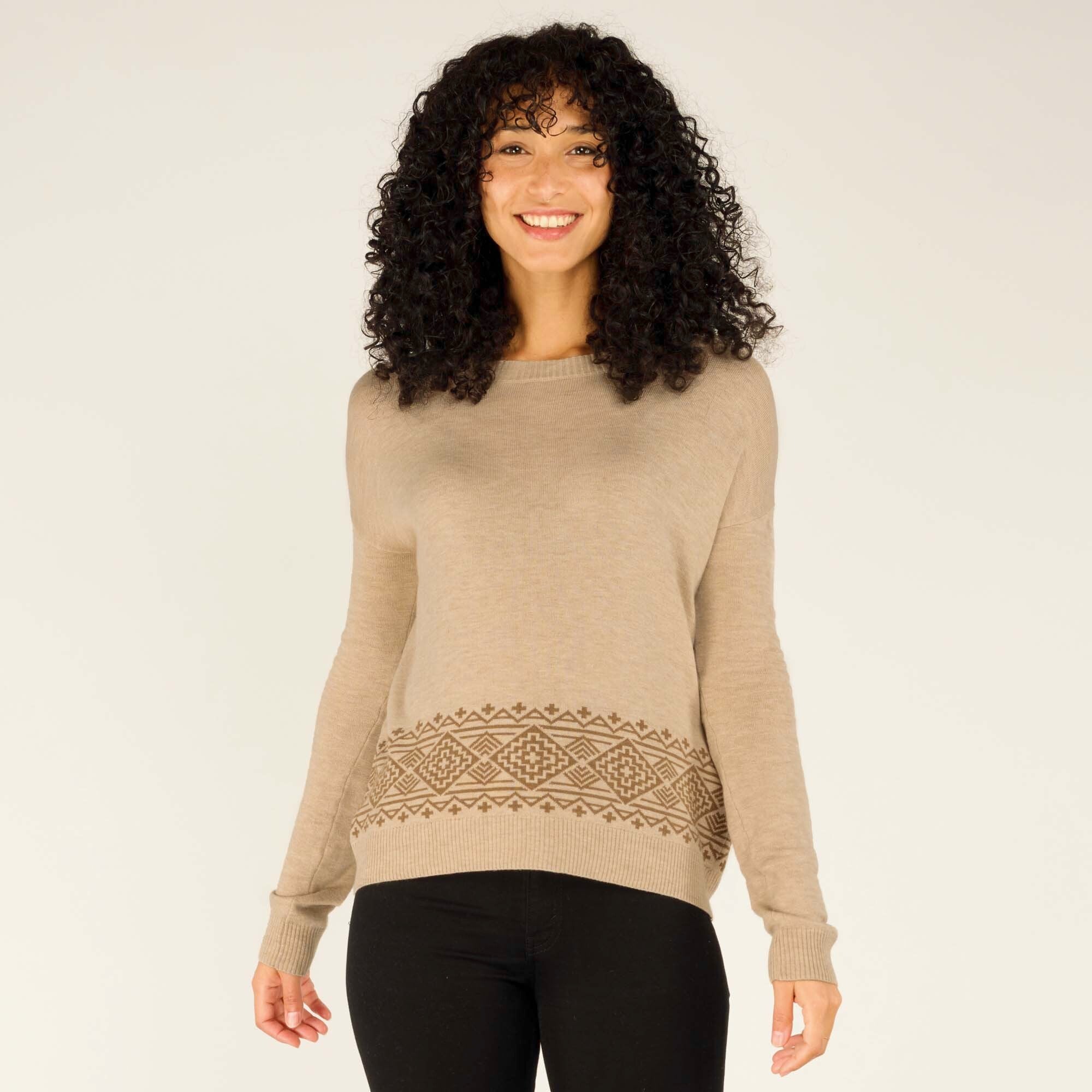 Womens Jemu Crew Beige | Sherpa Adventure Gear