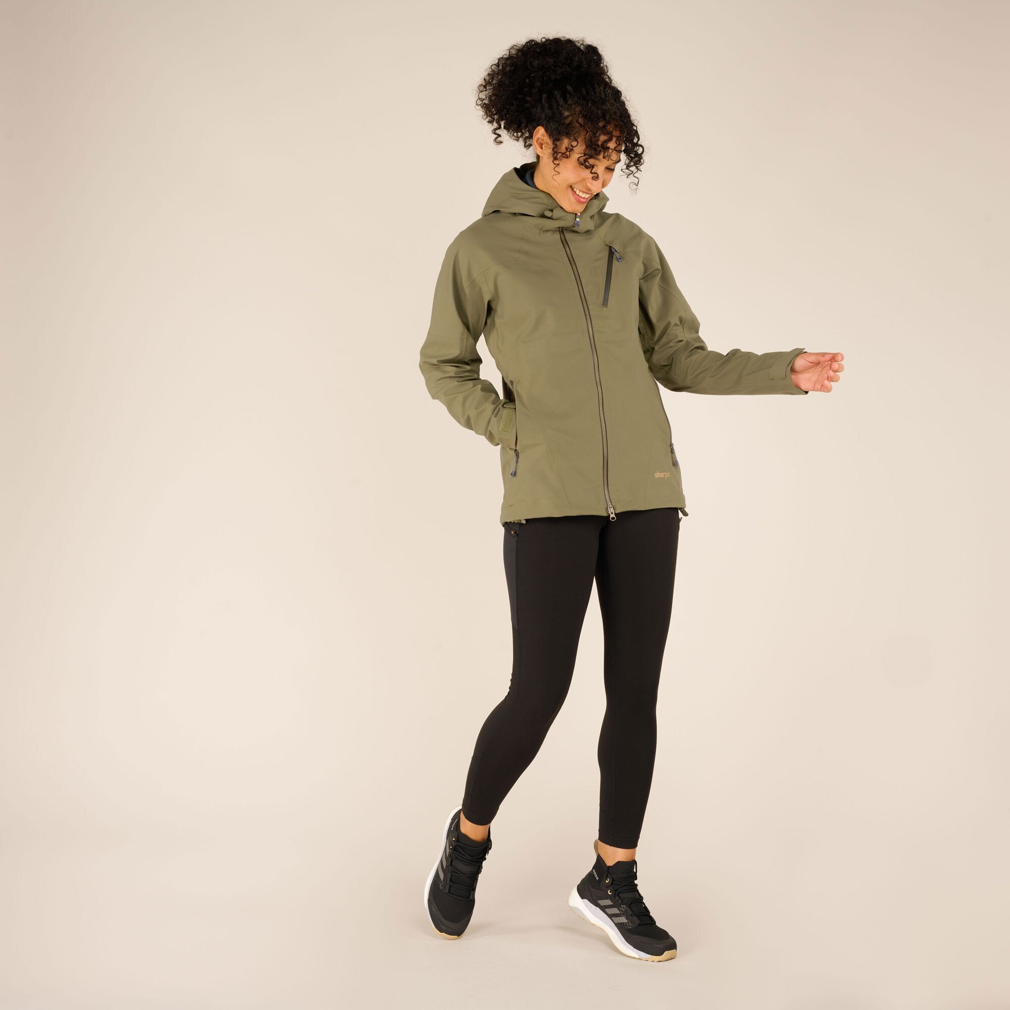 Womens Makalu Eco Jacket Green | Sherpa Adventure Gear
