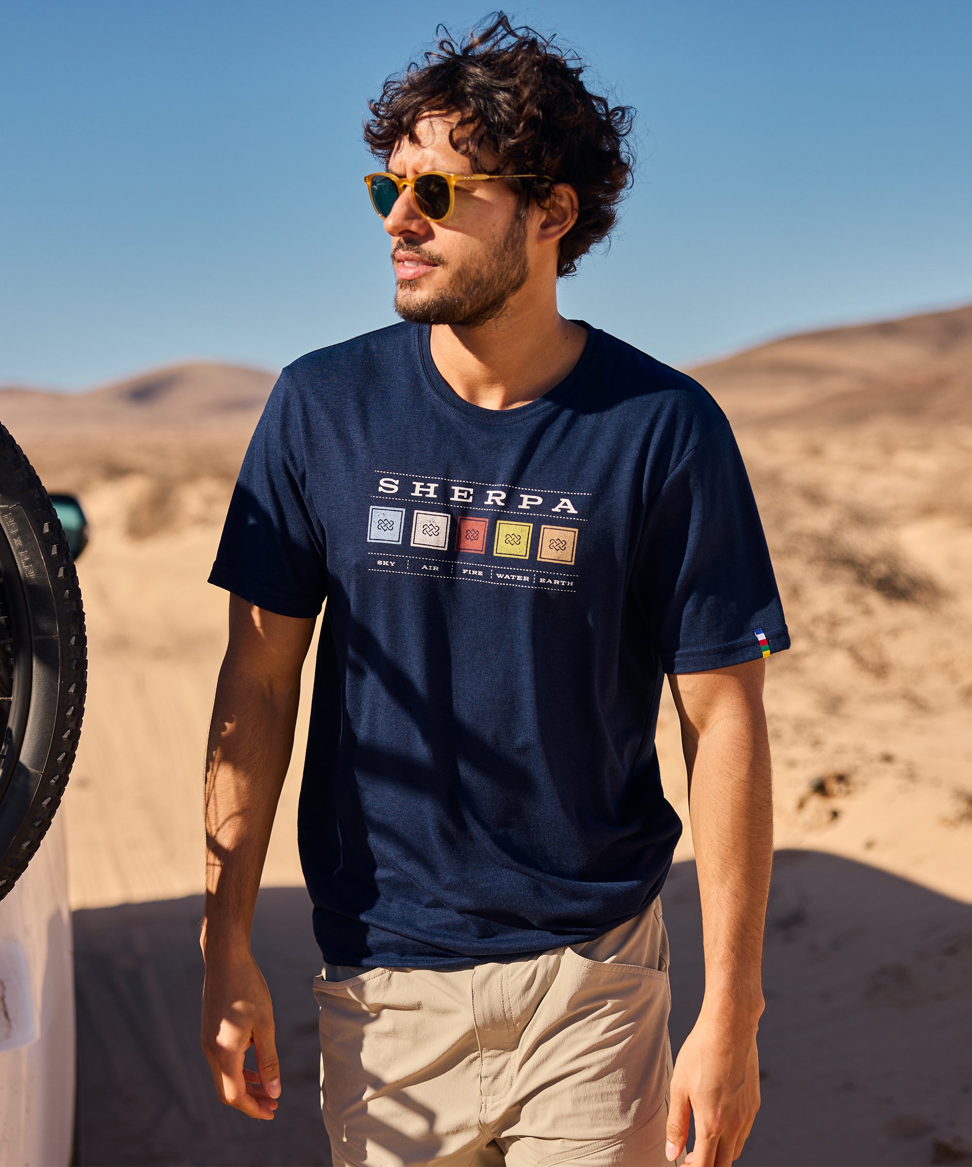 Bali Element T-Shirt - Rathee Blue