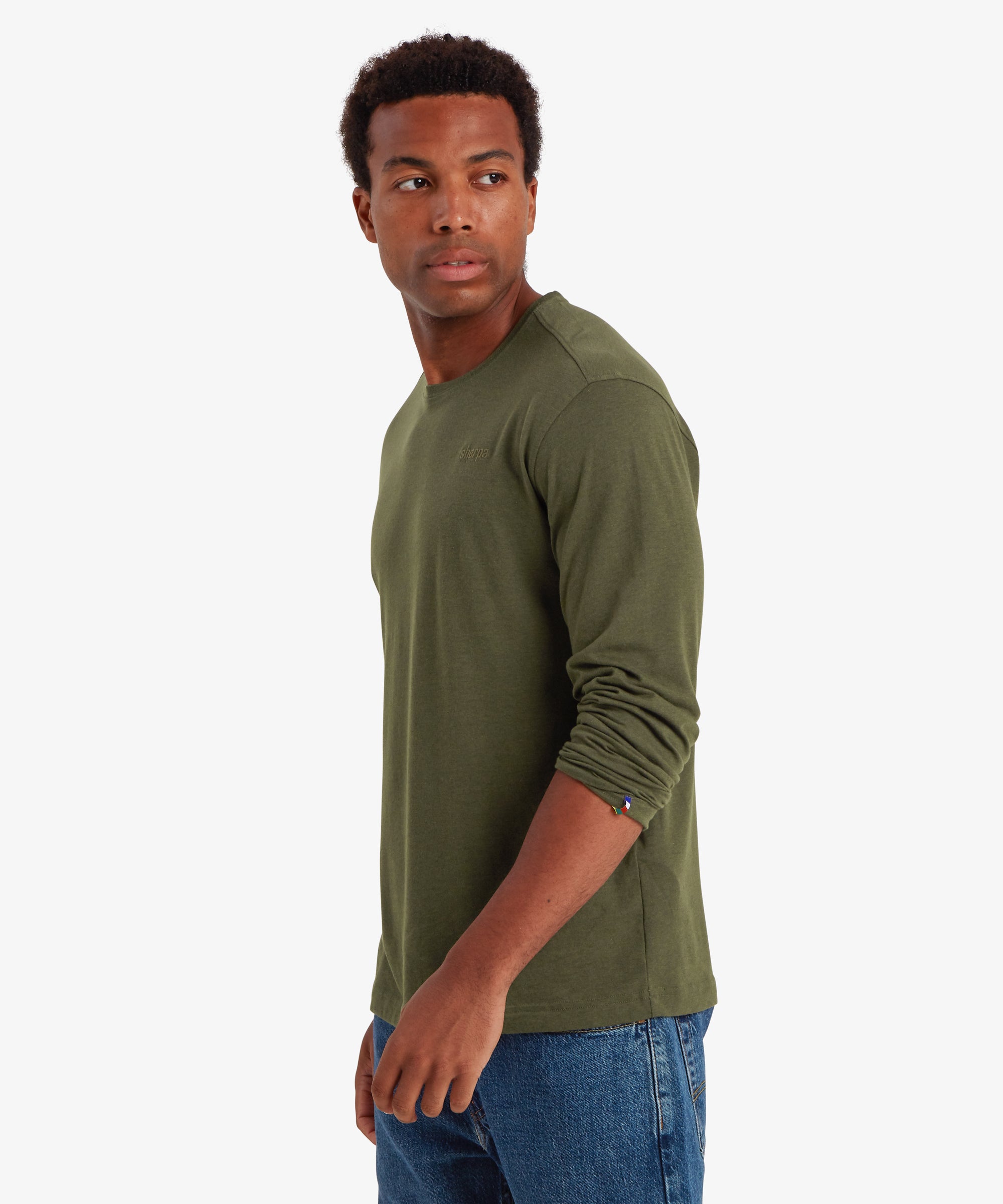 Bali Long Sleeve Crew - Evergreen