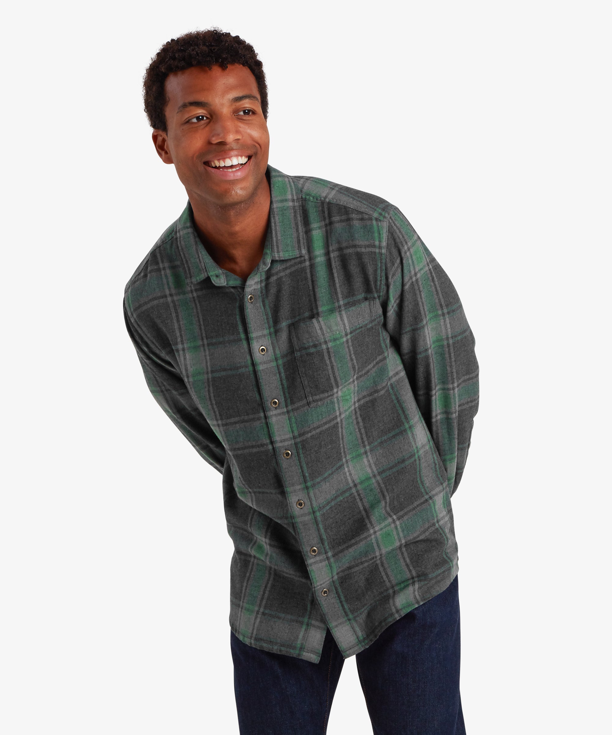 Men's Batsa Long Sleeve Shirt Black | Sherpa Adventure Gear