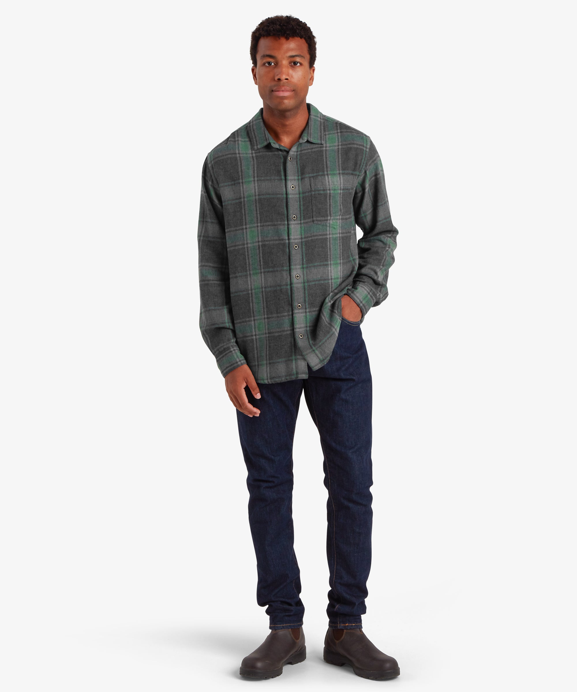 Men's Batsa Long Sleeve Shirt Black | Sherpa Adventure Gear