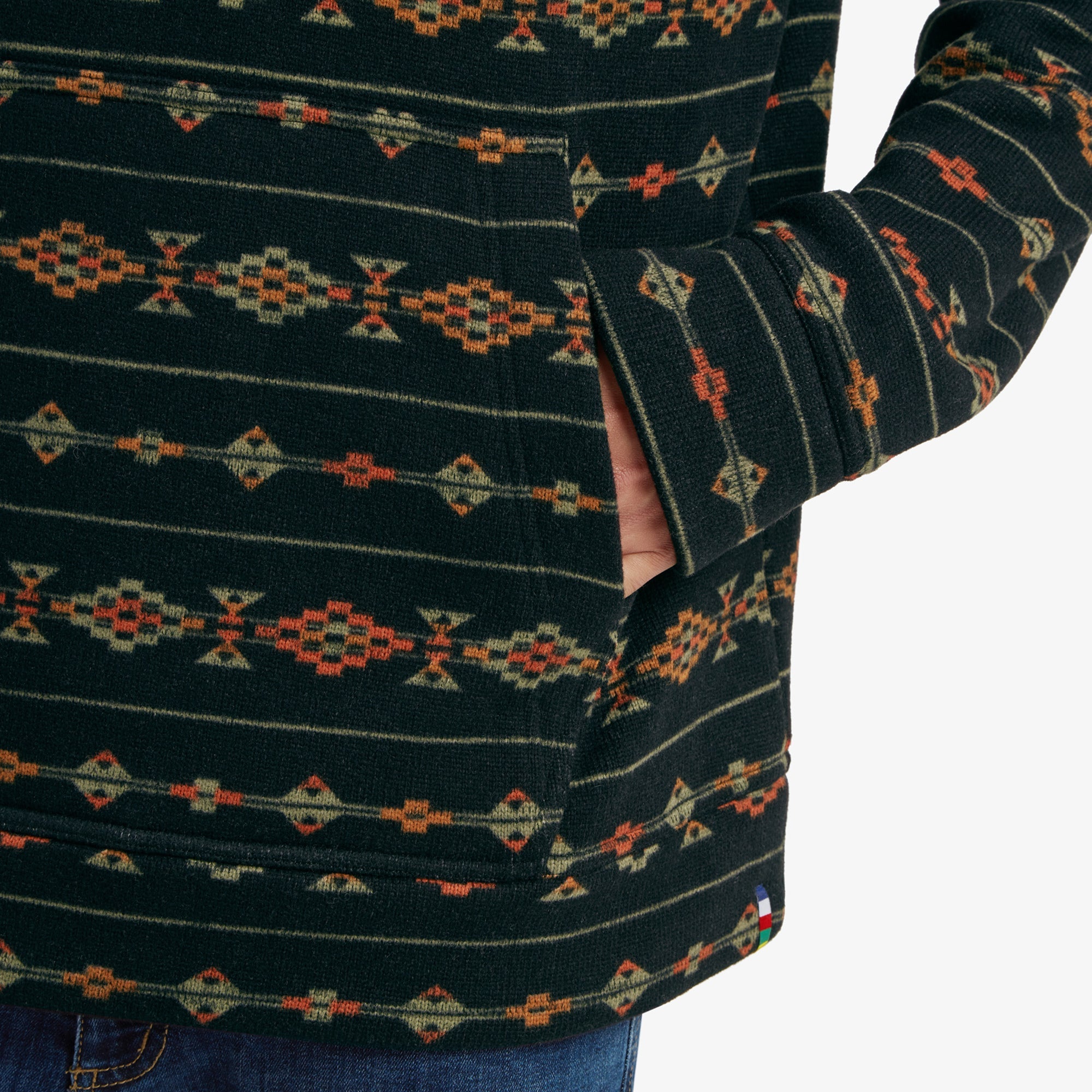 ★関税込★Letter from Moon★POLA BEAR FLEECE JUMPE.R★ Men's PARIS Letter Pattern Fuzzy Fleece-lined Kangaroo