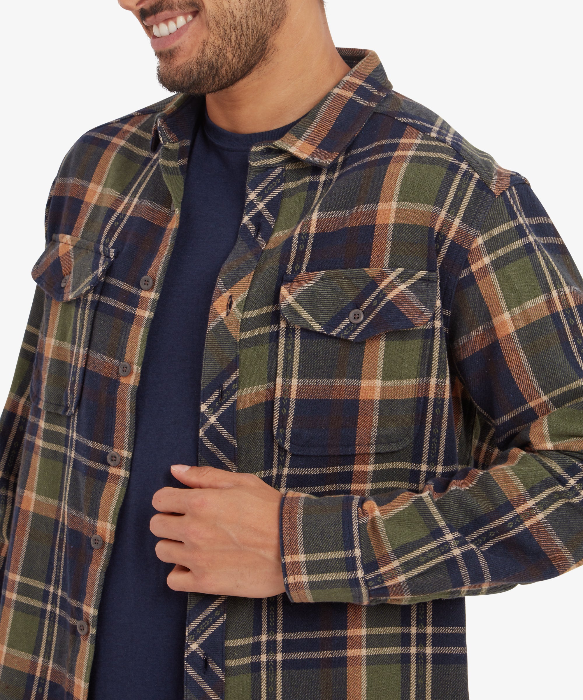 Men's Choejor Long Sleeve Shirt Blue | Sherpa Adventure Gear