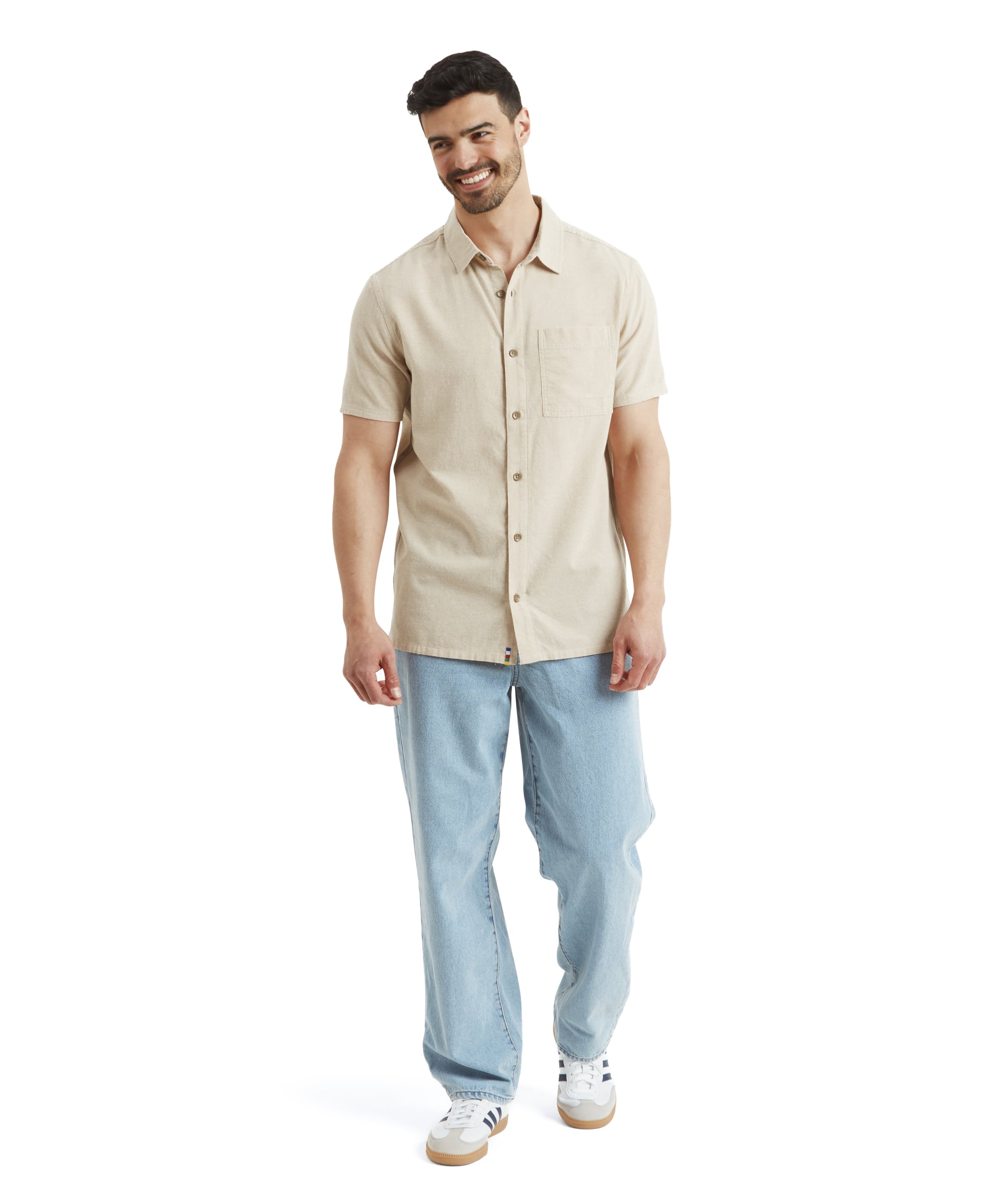 Men's Daha Short Sleeve Shirt Brown | Sherpa Adventure Gear
