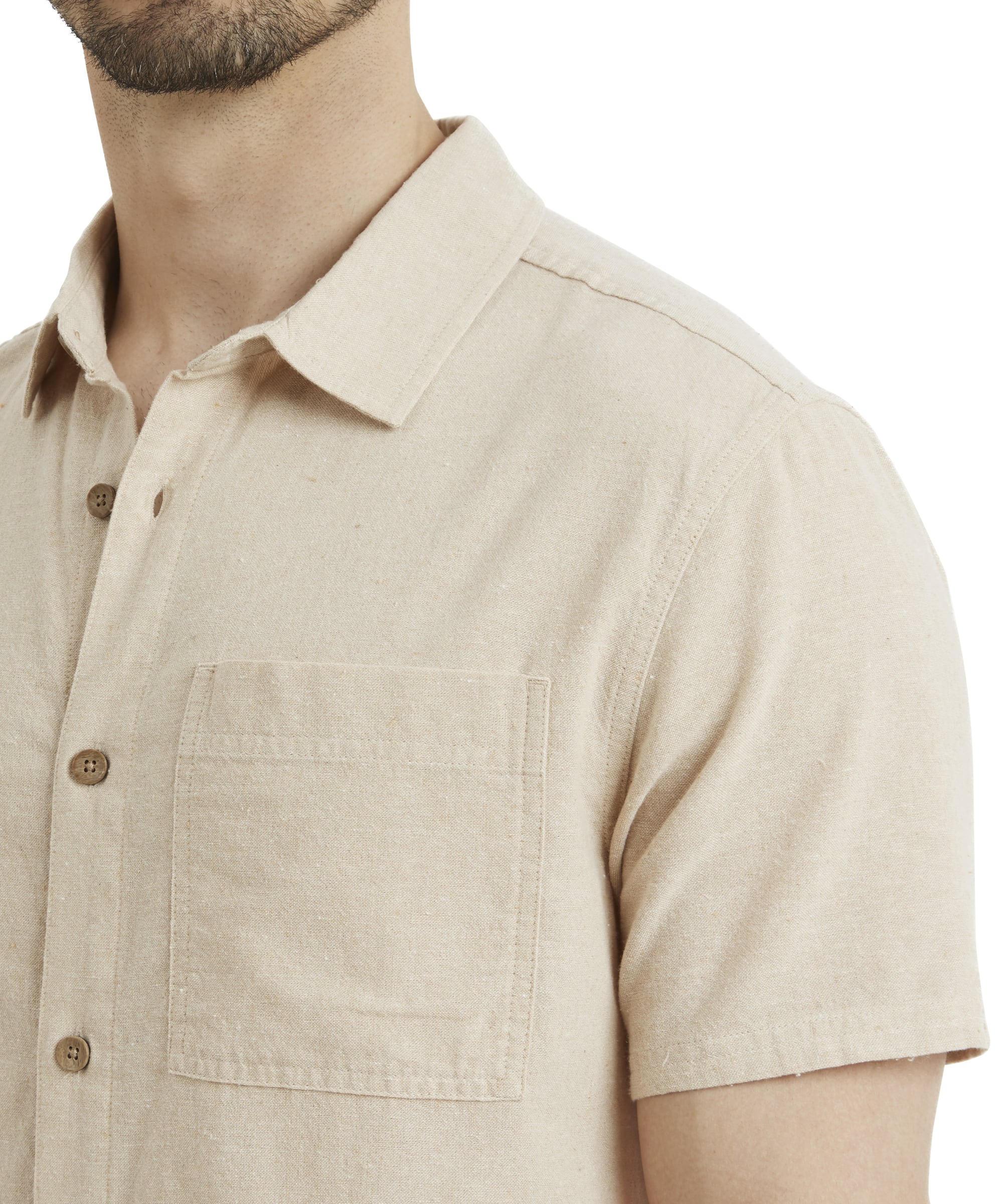 Men's Daha Short Sleeve Shirt Brown | Sherpa Adventure Gear