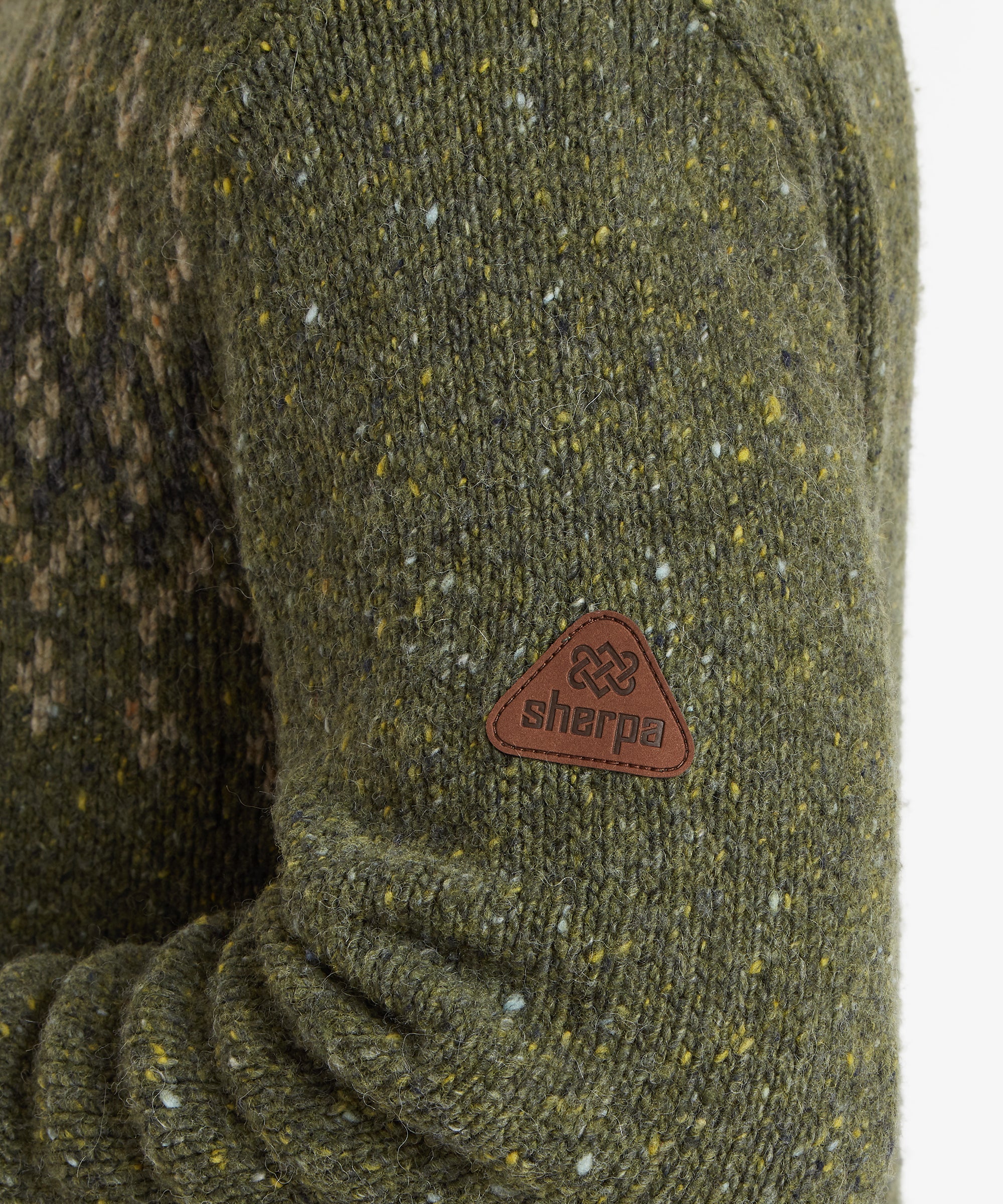 Dumji Pullover mit Viertelreißverschluss – Immergrün