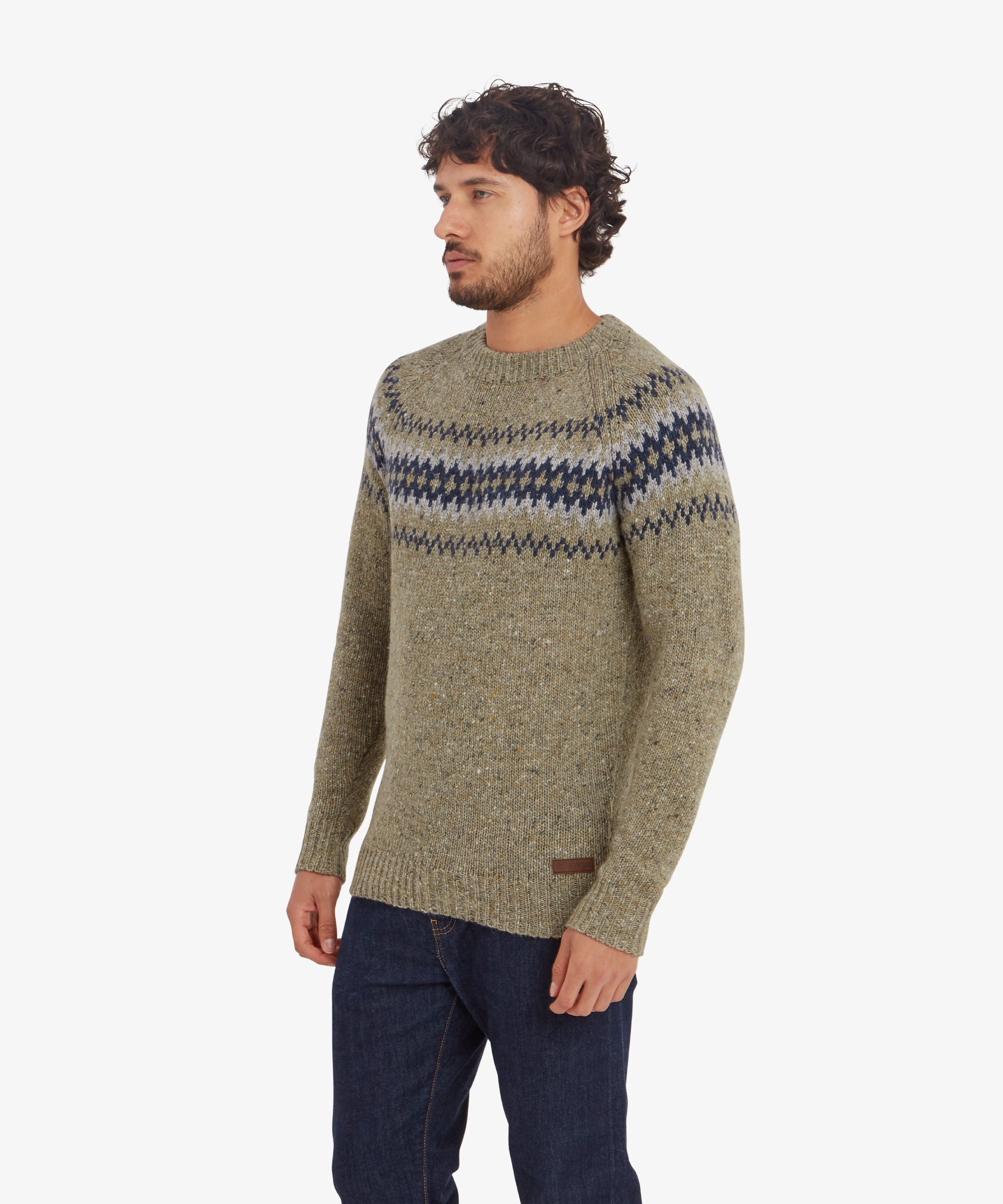 Men's Dumji Sweater Green | Sherpa Adventure Gear