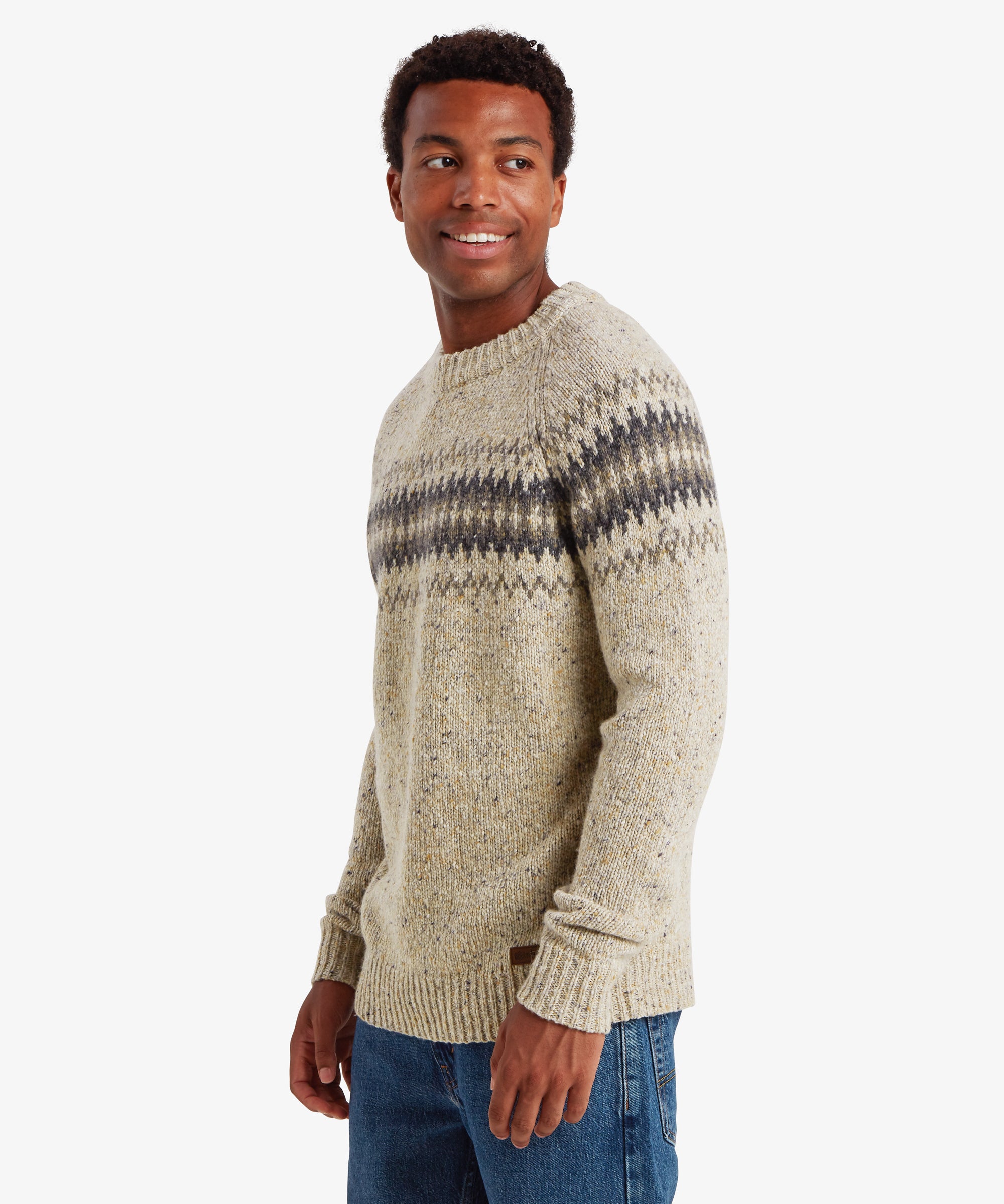 Men's Dumji Jumper Beige | Sherpa Adventure Gear