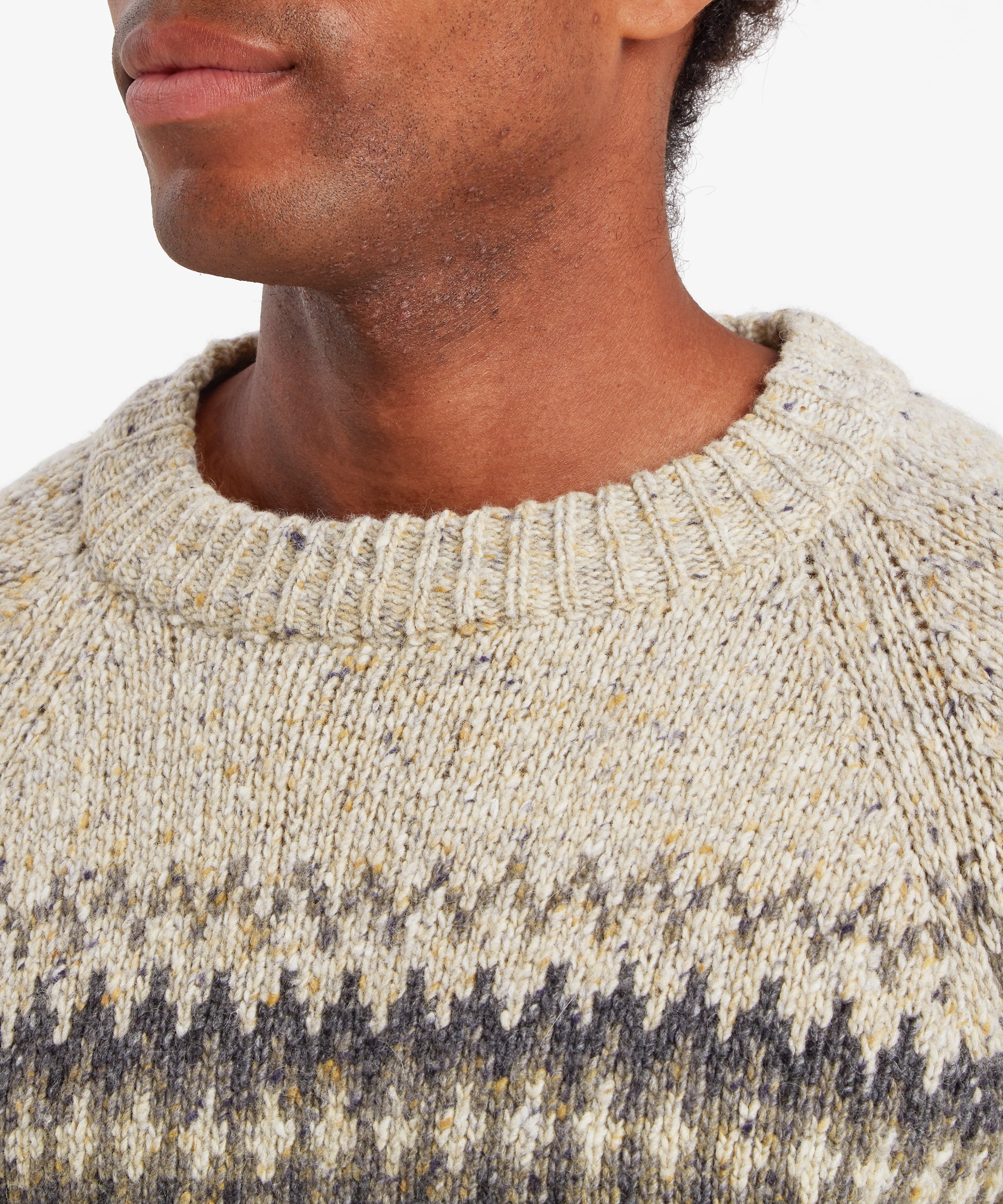 Men's Dumji Jumper Beige | Sherpa Adventure Gear