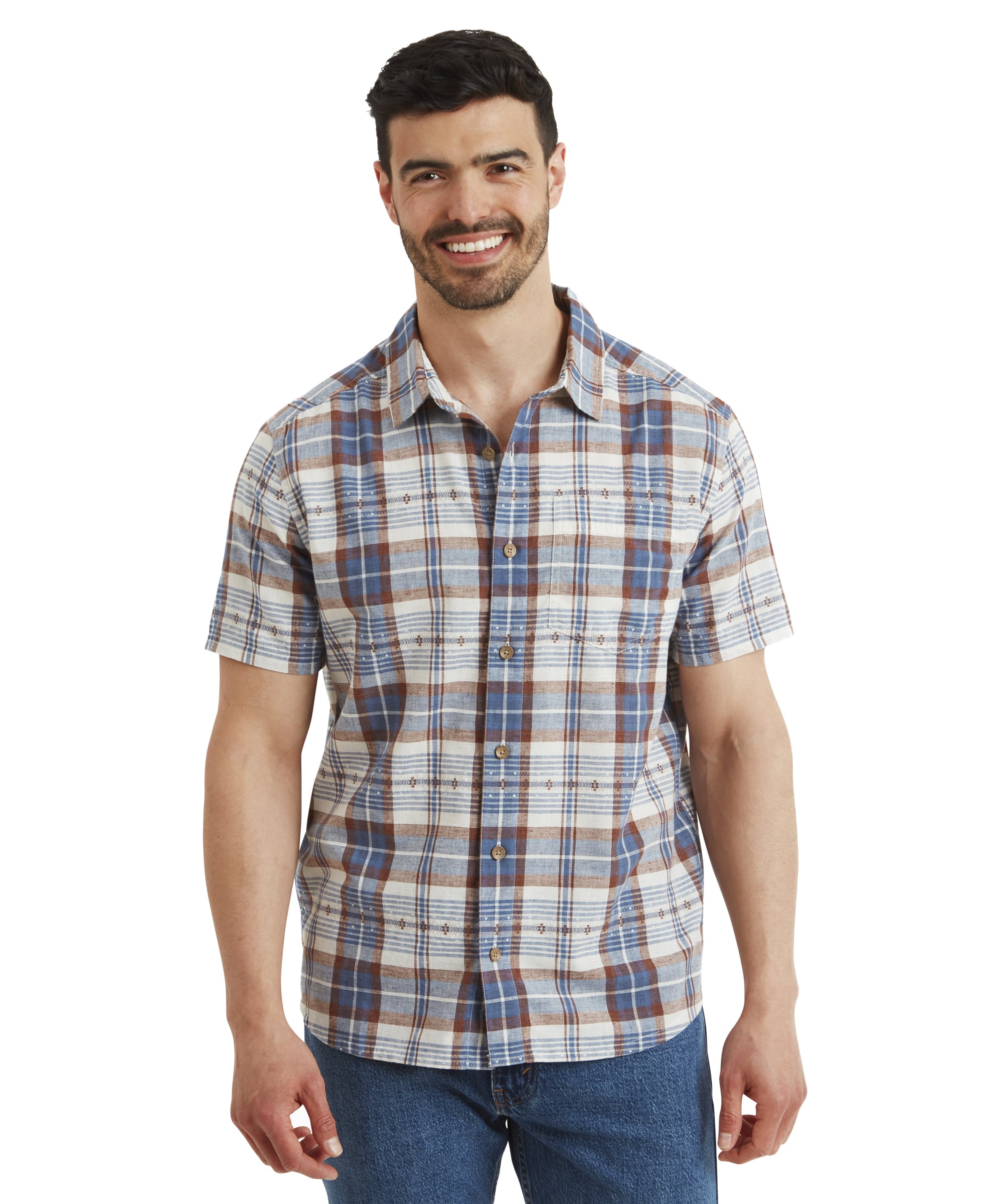 Men's Jampa Short Sleeve Shirt Blue | Sherpa Adventure Gear