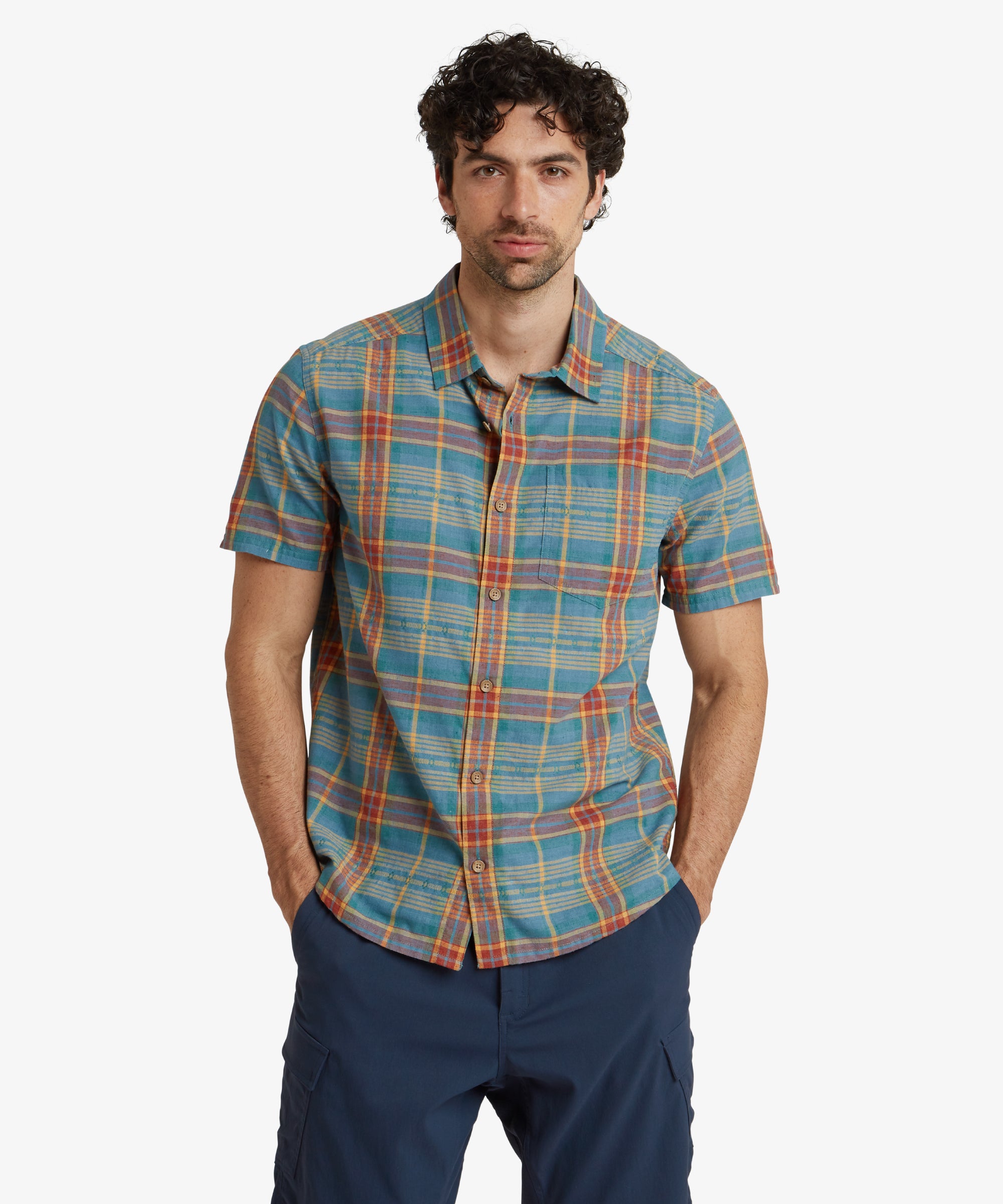 Men's Jampa Shortsleeve Shirt Red | Sherpa Adventure Gear