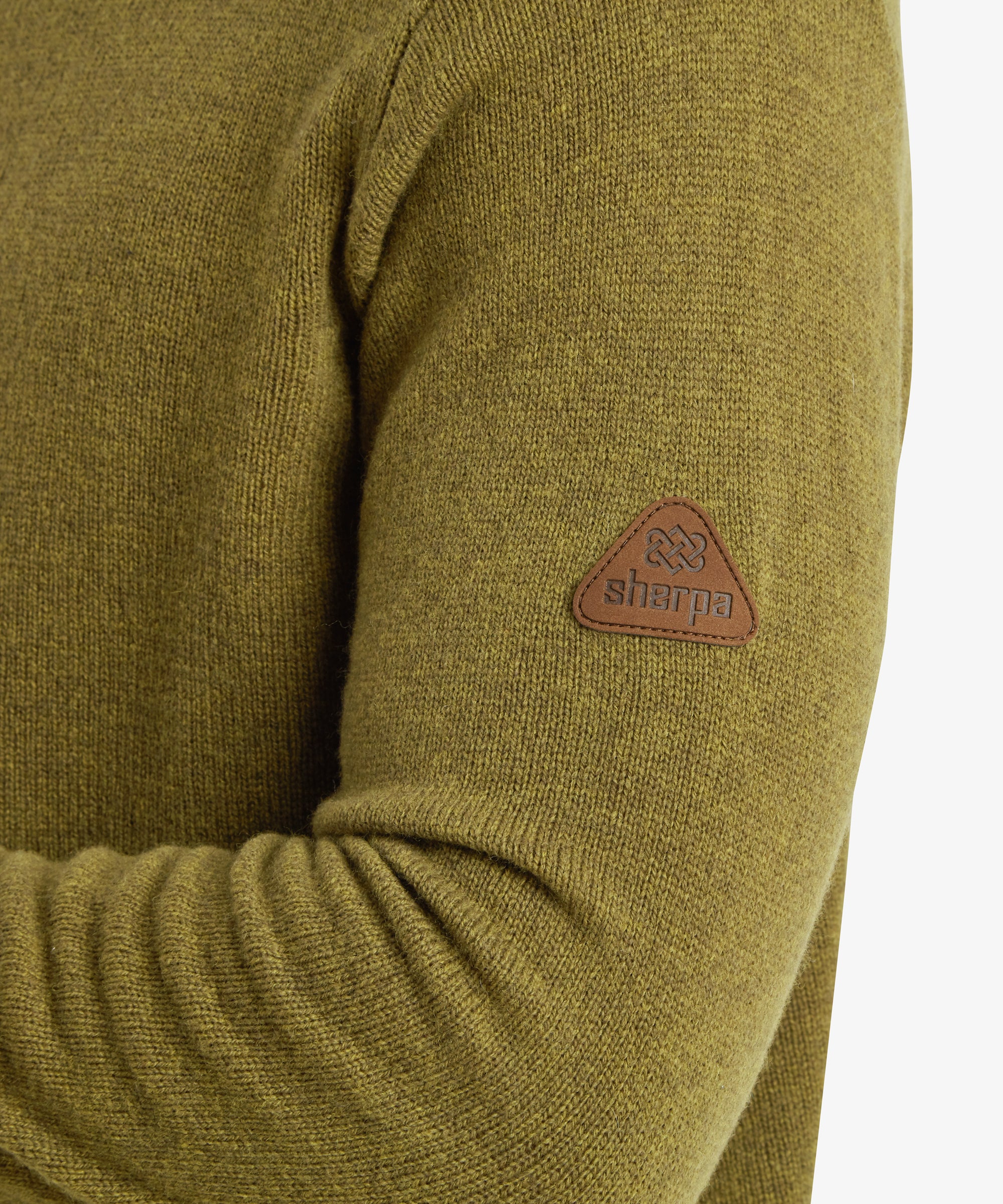 Kangtega Quarter Zip Sweater - Moss