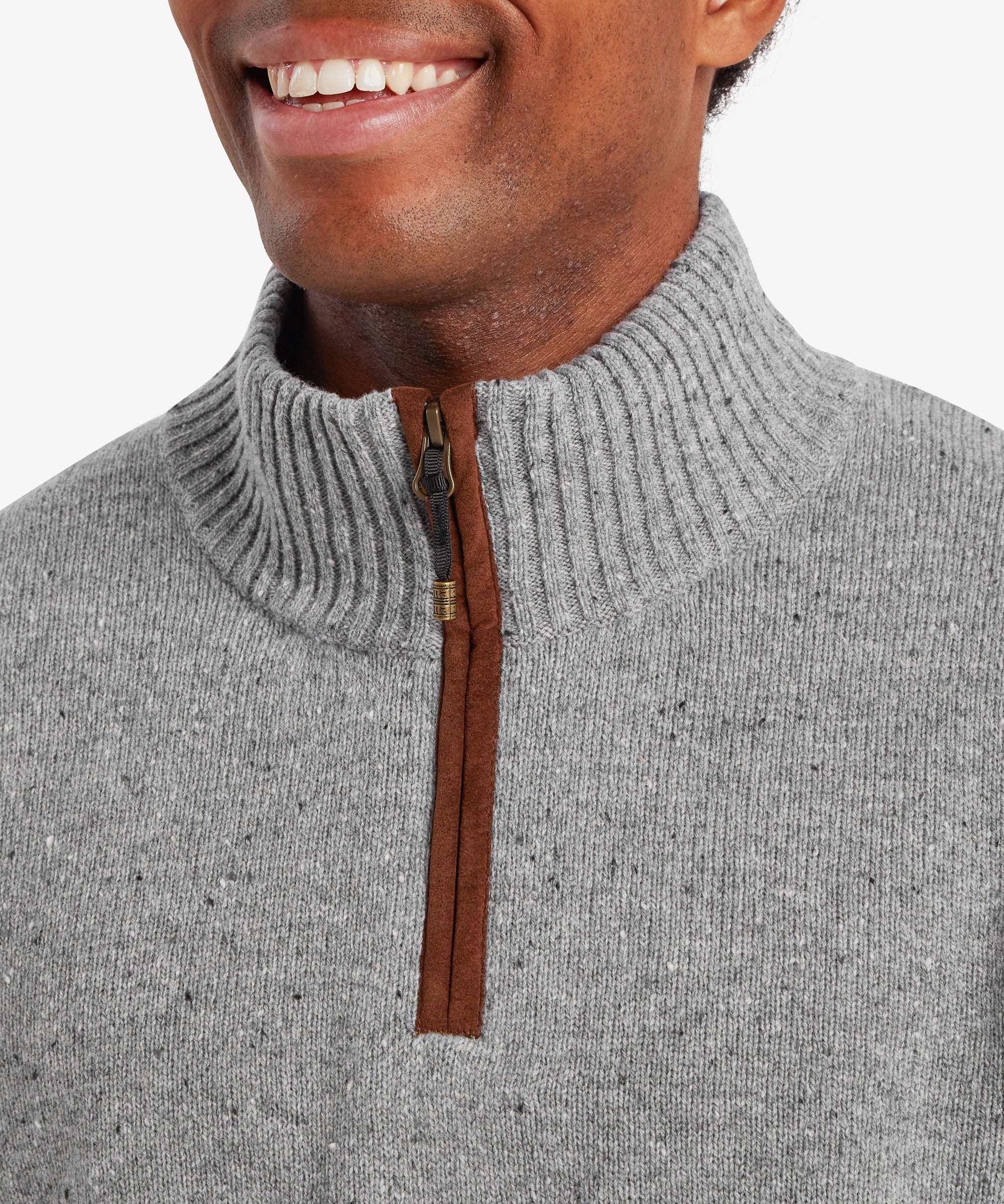 Kangtega Quarter Zip Sweater - Haze