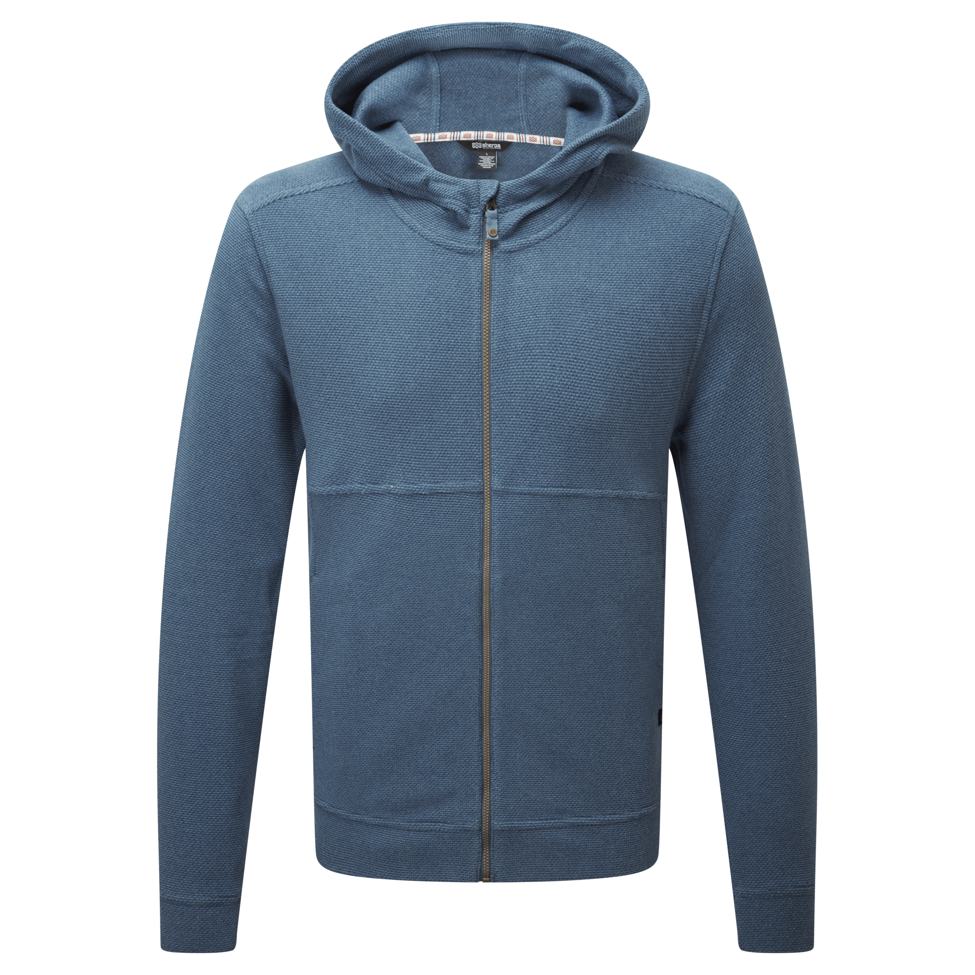 Mens Kula Full Zip Hoodie Blue | Sherpa Adventure Gear