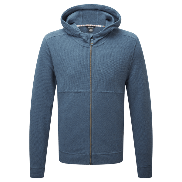 Mens Kula Full Zip Hoodie Blue Sherpa Adventure Gear