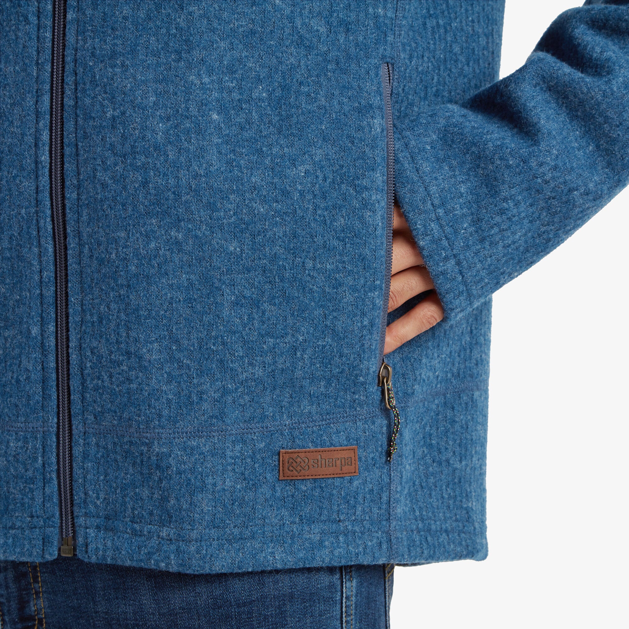 Mens Namgyal Hoodie Blue | Sherpa Adventure Gear