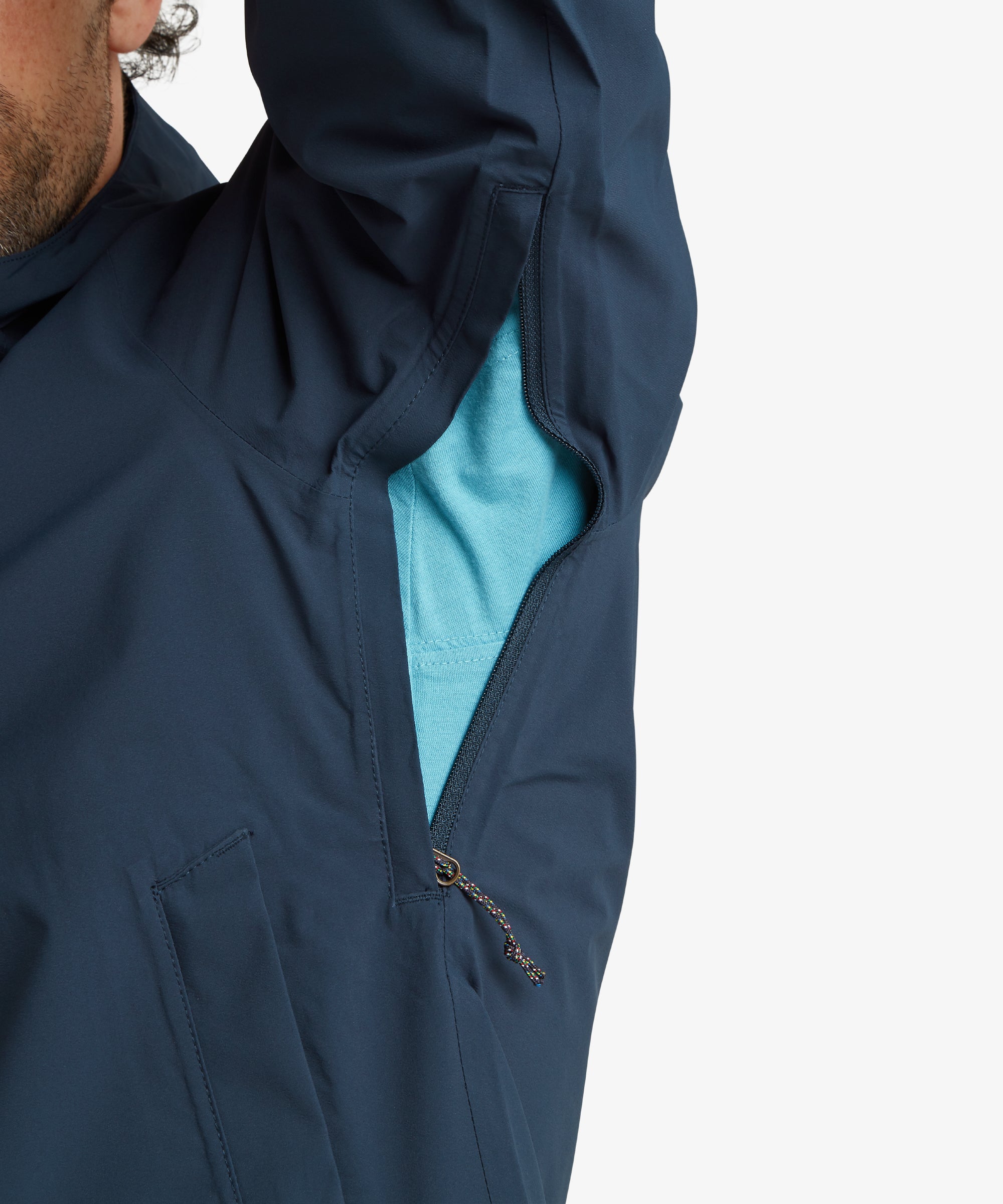 Men's Nima Waterproof Jacket Blue | Sherpa Adventure Gear